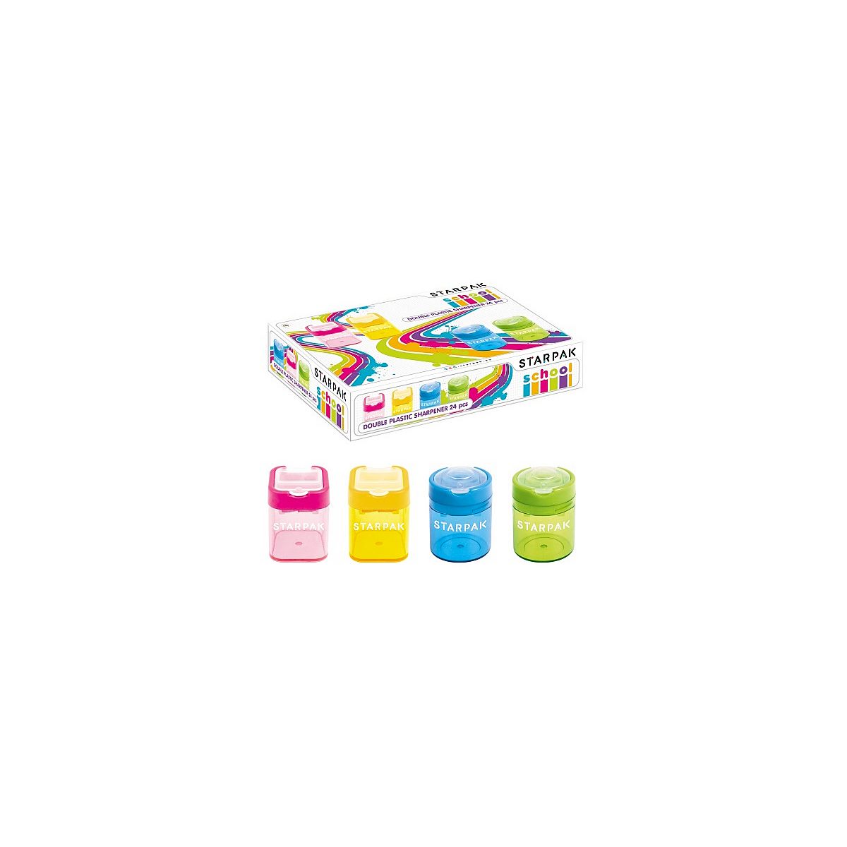 Temperówka Starpak mix plastik (40559)