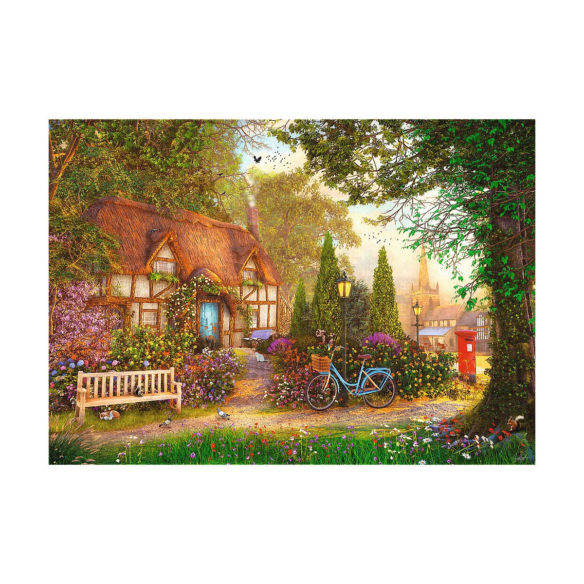 Puzzle Trefl Premium Plus Domek pod strzechą 1000 el. (10803)