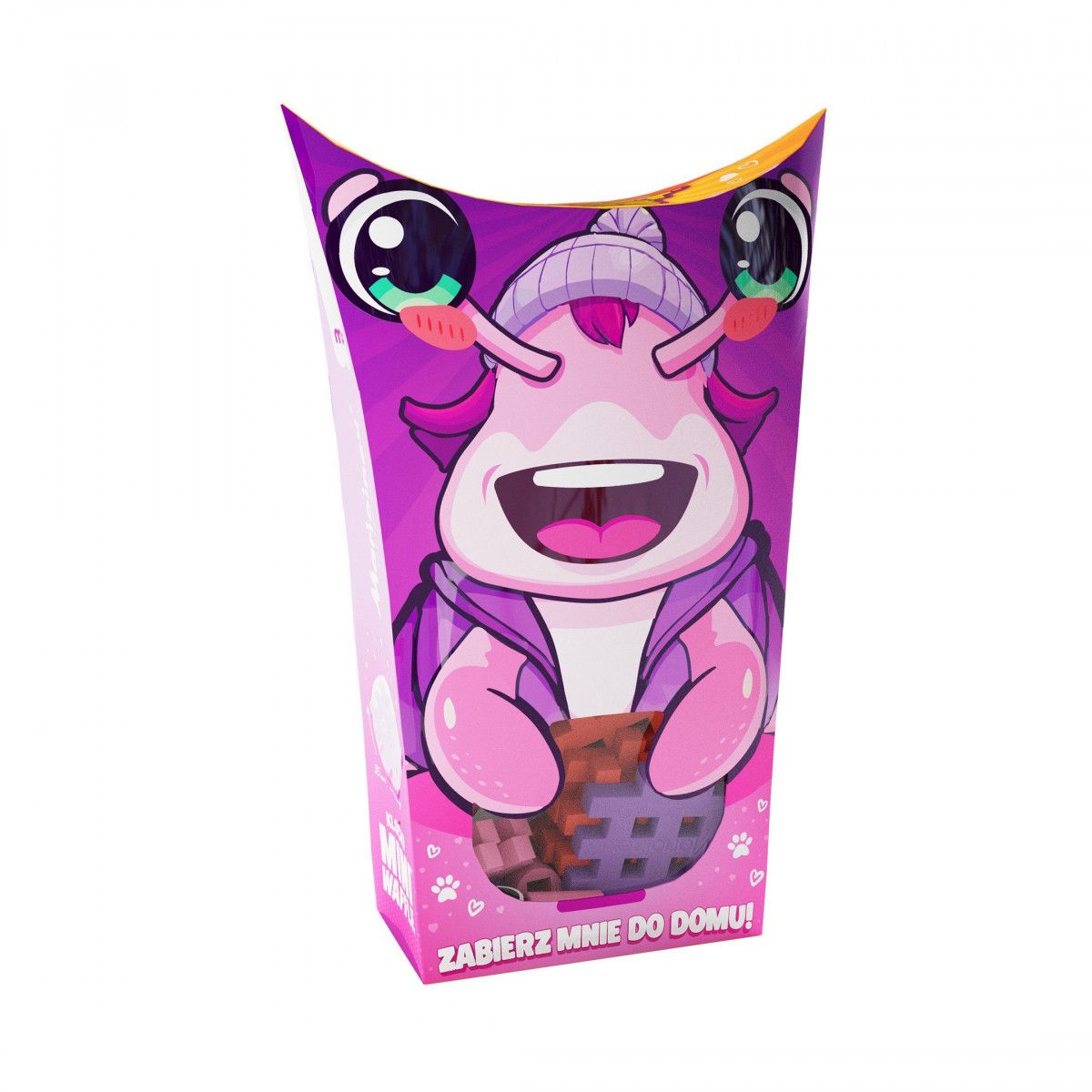 Klocki konstrukcyjne Marioinex Mini Waffle Pocket Pets Ślimak (5903033907146)
