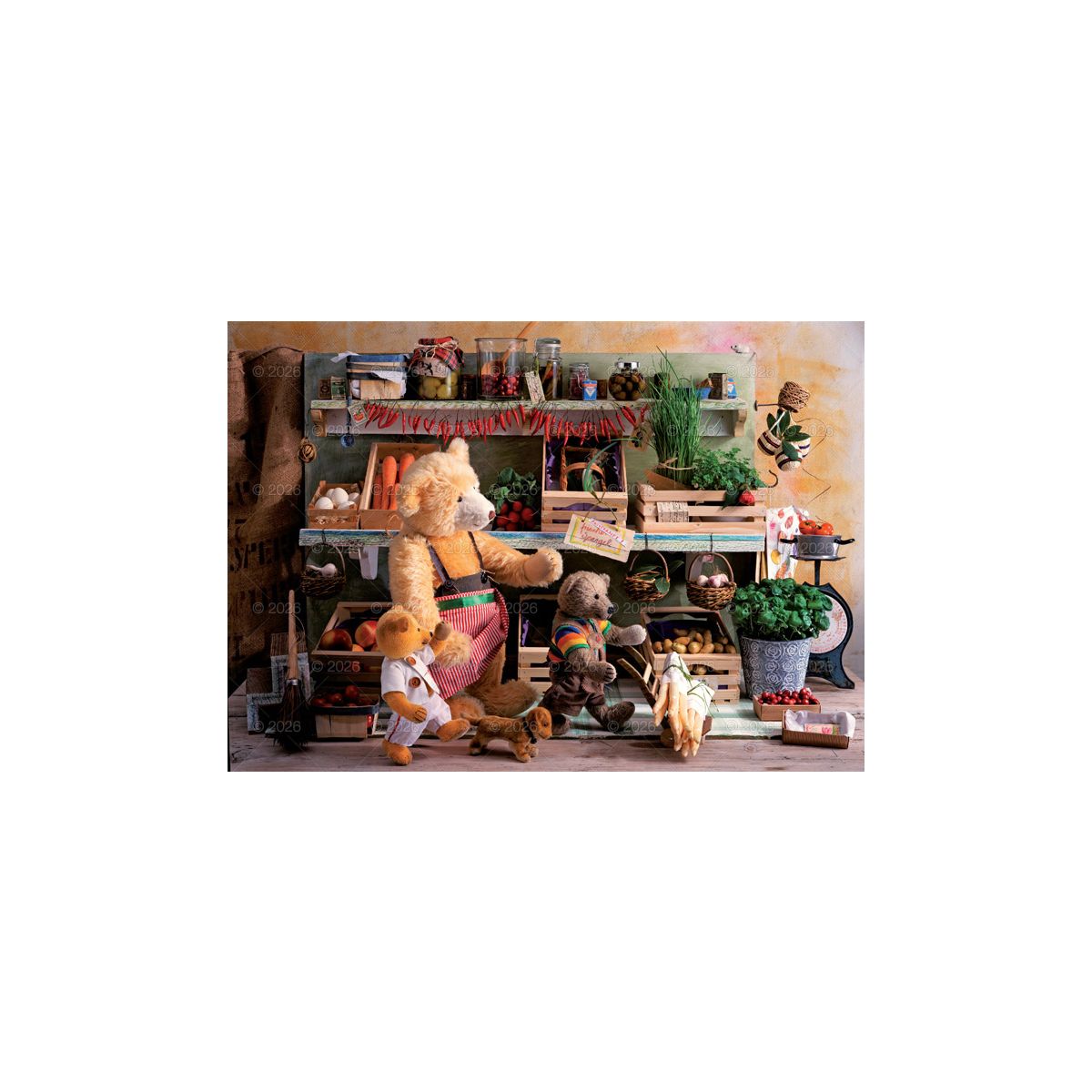 Kalendarz ścienny MISIE rodzinny 280mm x 200mm Lucrum (WL11)