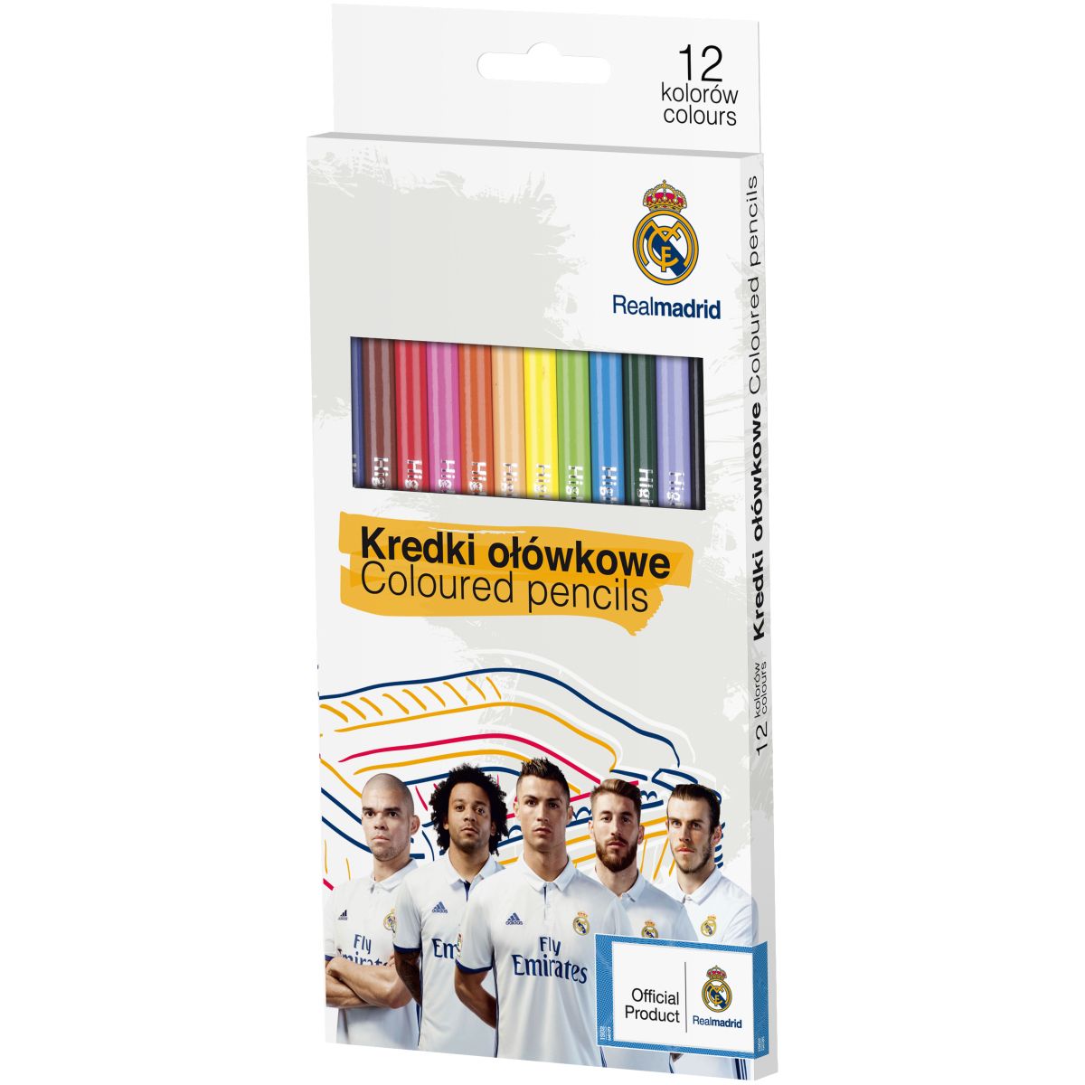 Kredki ołówkowe Real Madryt 12 12 kol. Astra (312116006)