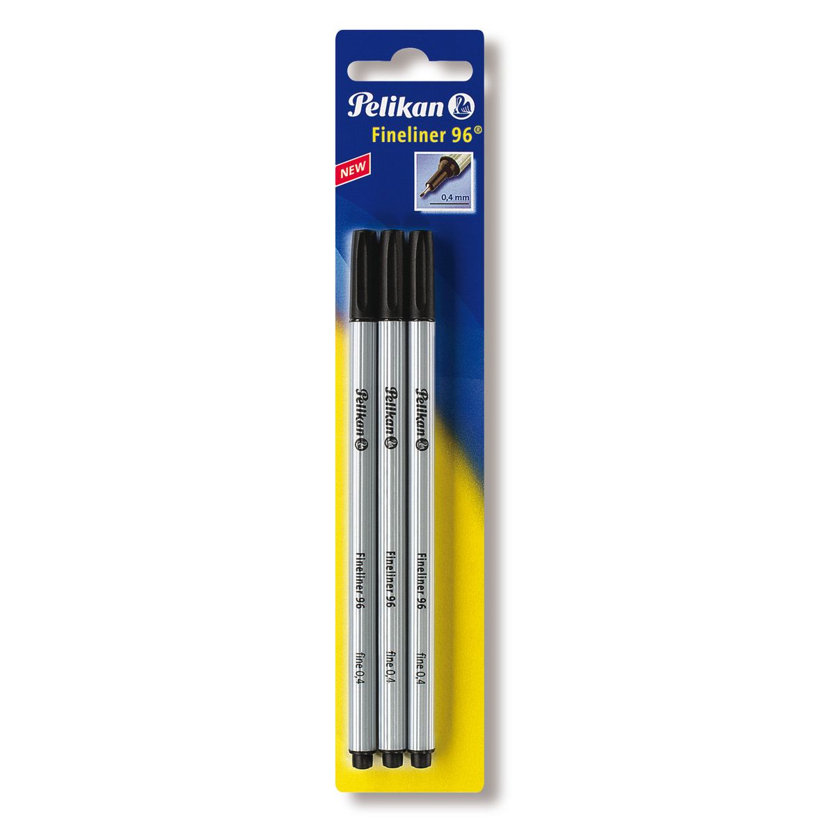 Cienkopis Pelikan Fineliner 96 940601 czarny 0,4mm 1kol. (300011174)