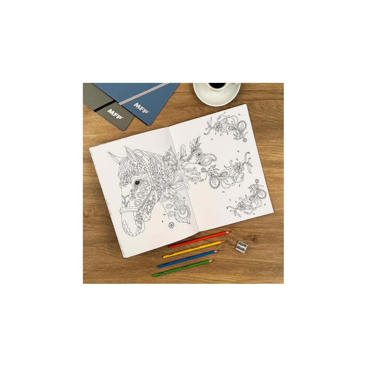 Kolorowanka antystresowa Konie (5301220)