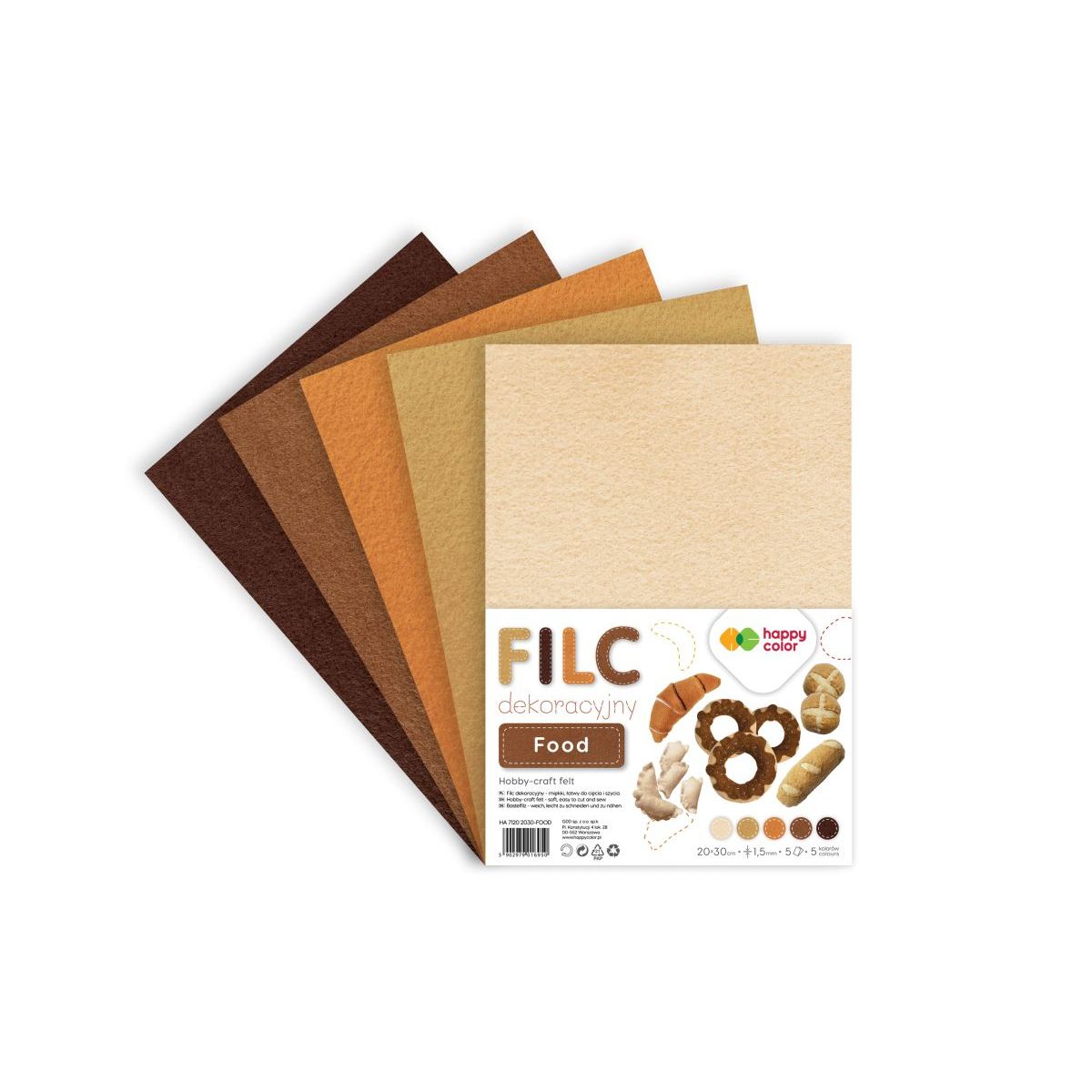 Filc Happy Color kolor: mix 10 ark. (HA 7120 2030-FOOD)