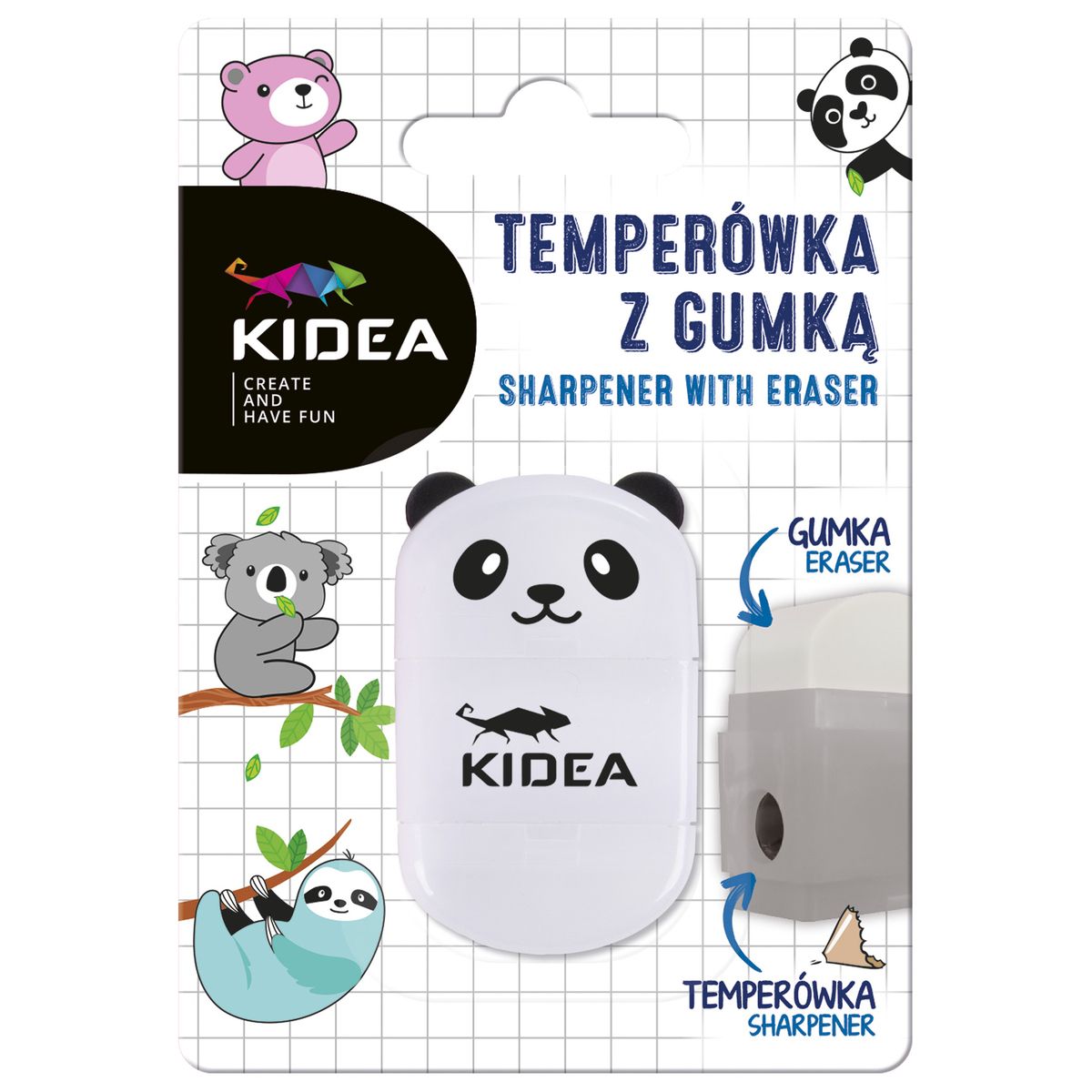 Temperówko-gumka kidea Derform (TGMKA)