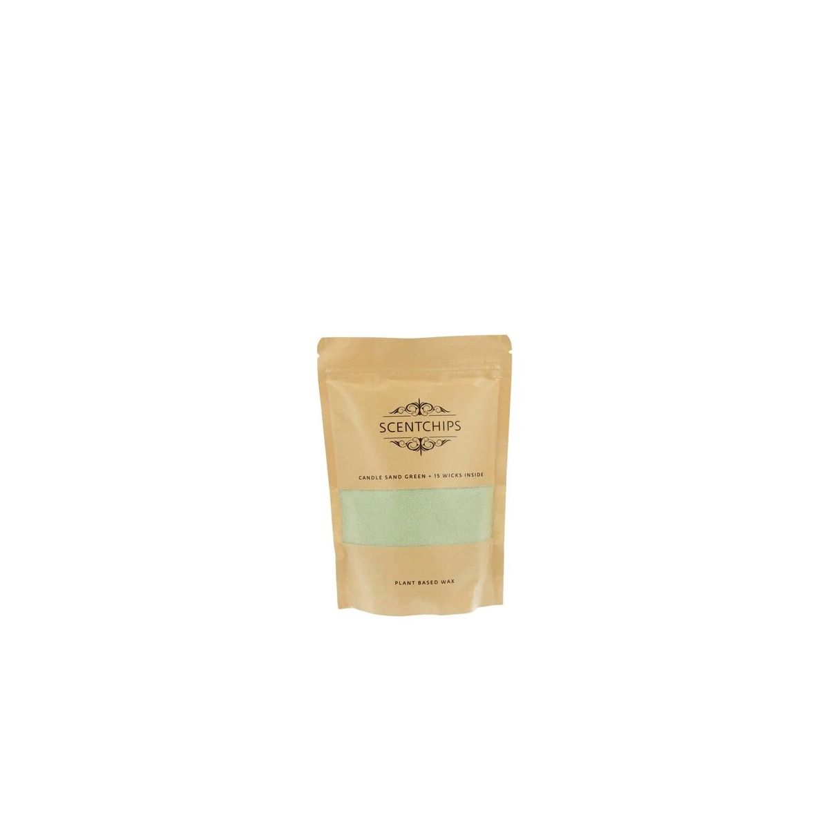 Świeca piaskowa 250g zielona Pavoncella (8716516204260)