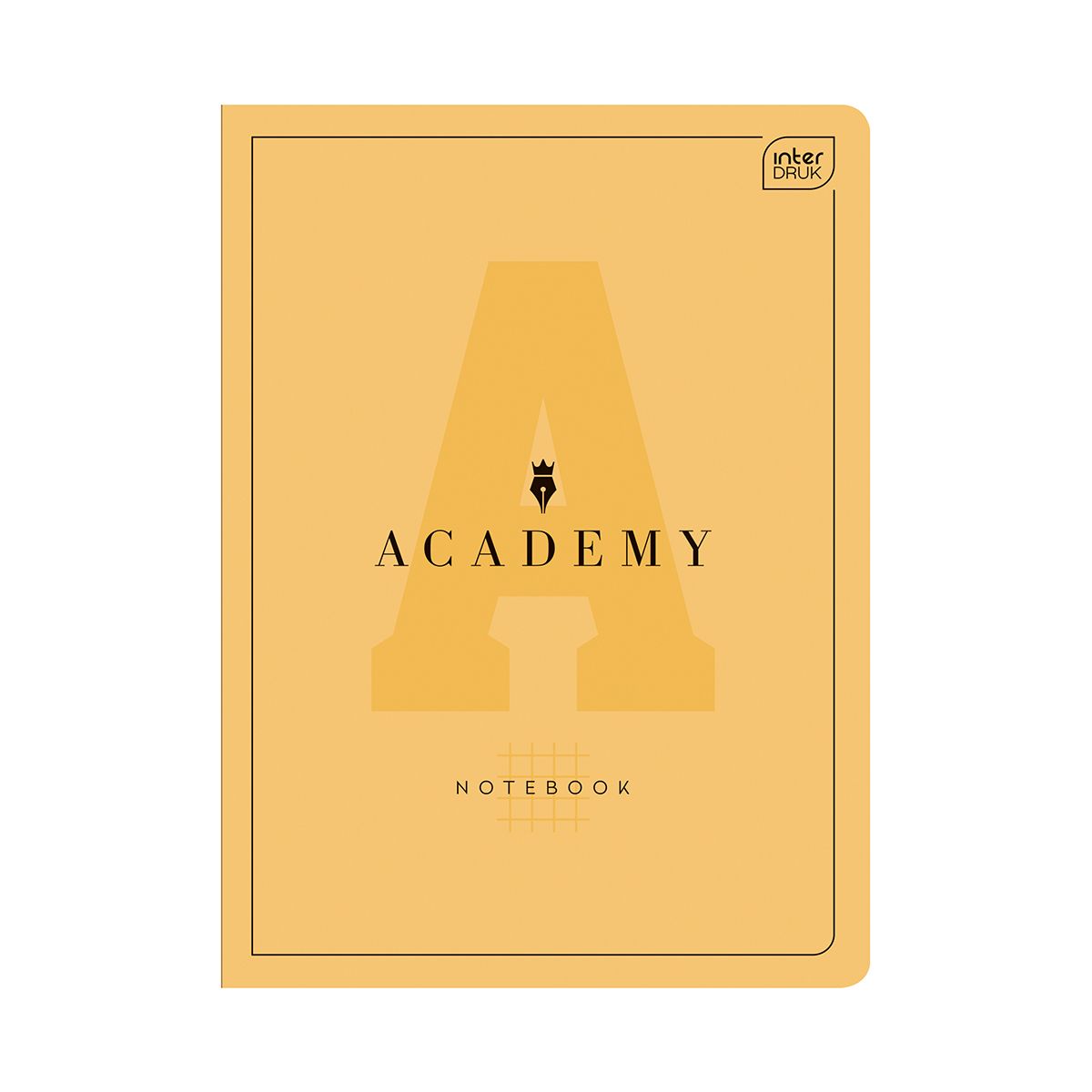 Zeszyt Academy Hybrid A4 60k. 60g krata Interdruk