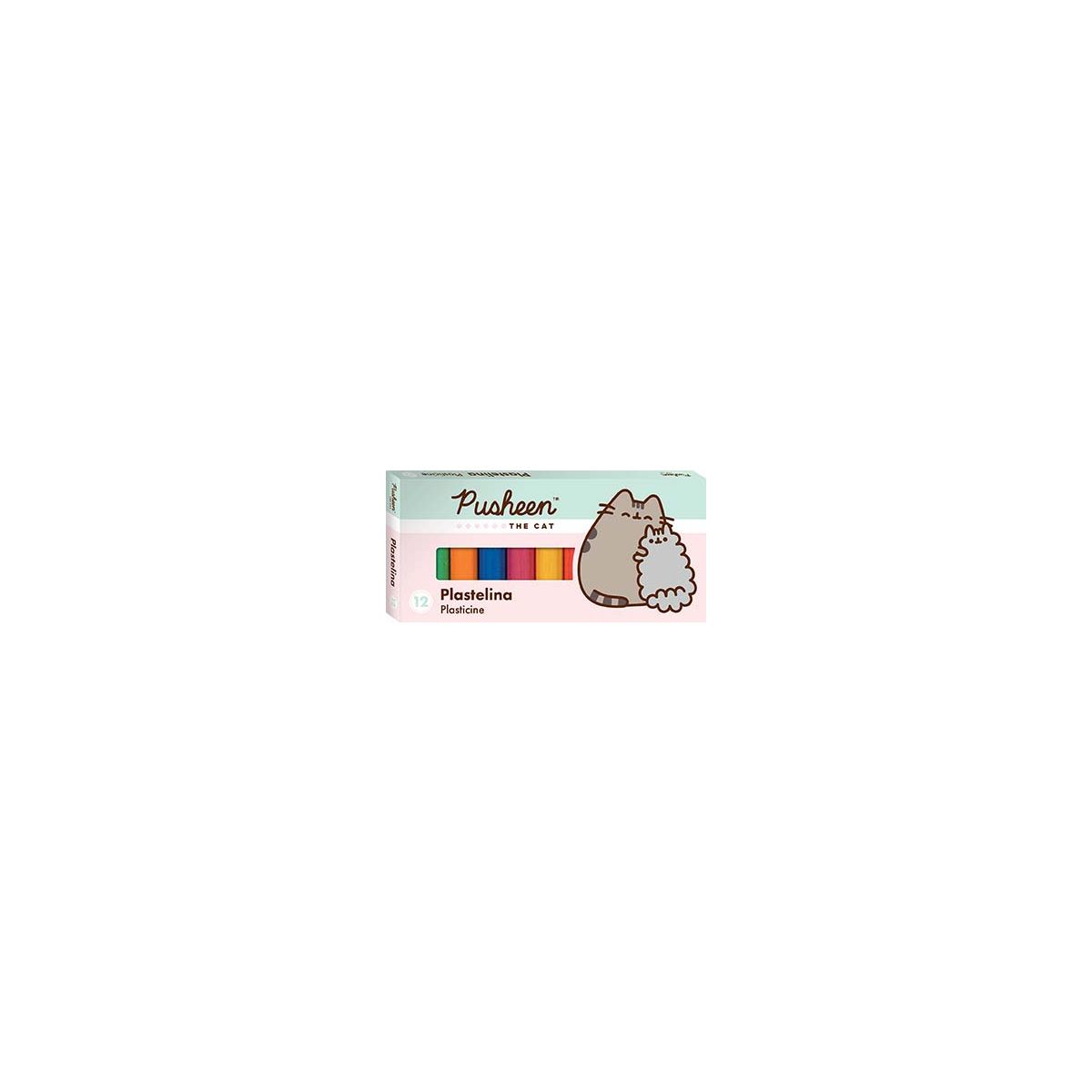 Plastelina 12 kol. Pusheen 12k 5903235657993 mix Stick'n