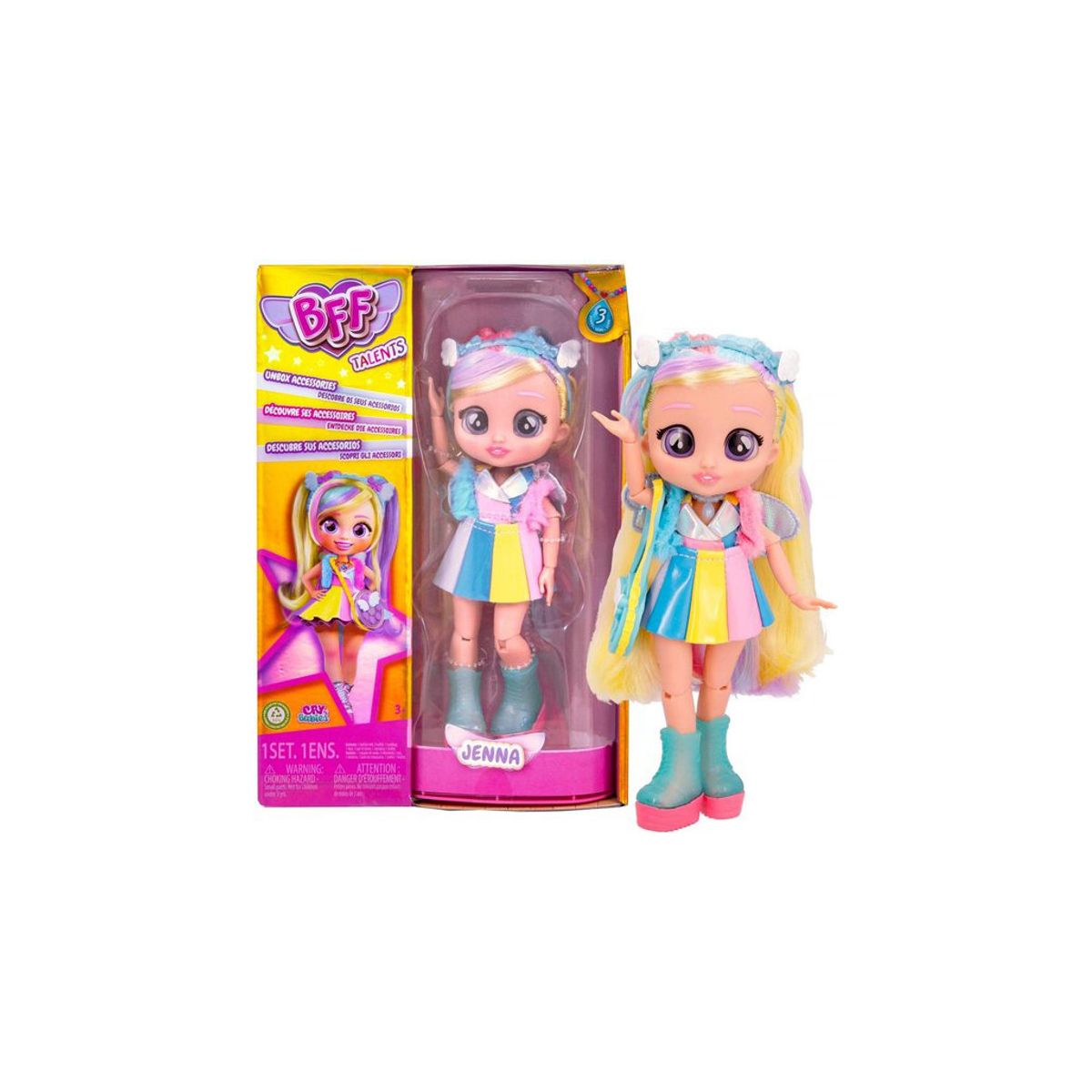 Lalka Tm Toys Cry Babies BFF Aktorka Jenna (IMC923690)