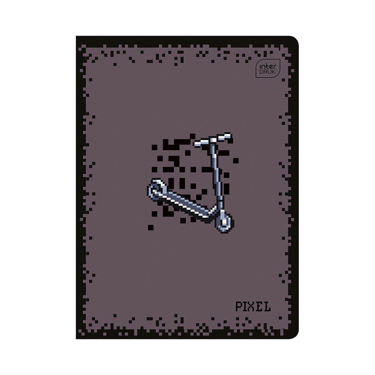 Zeszyt PIXEL A5 16k. 70g krata Interdruk (ZE16KFK)