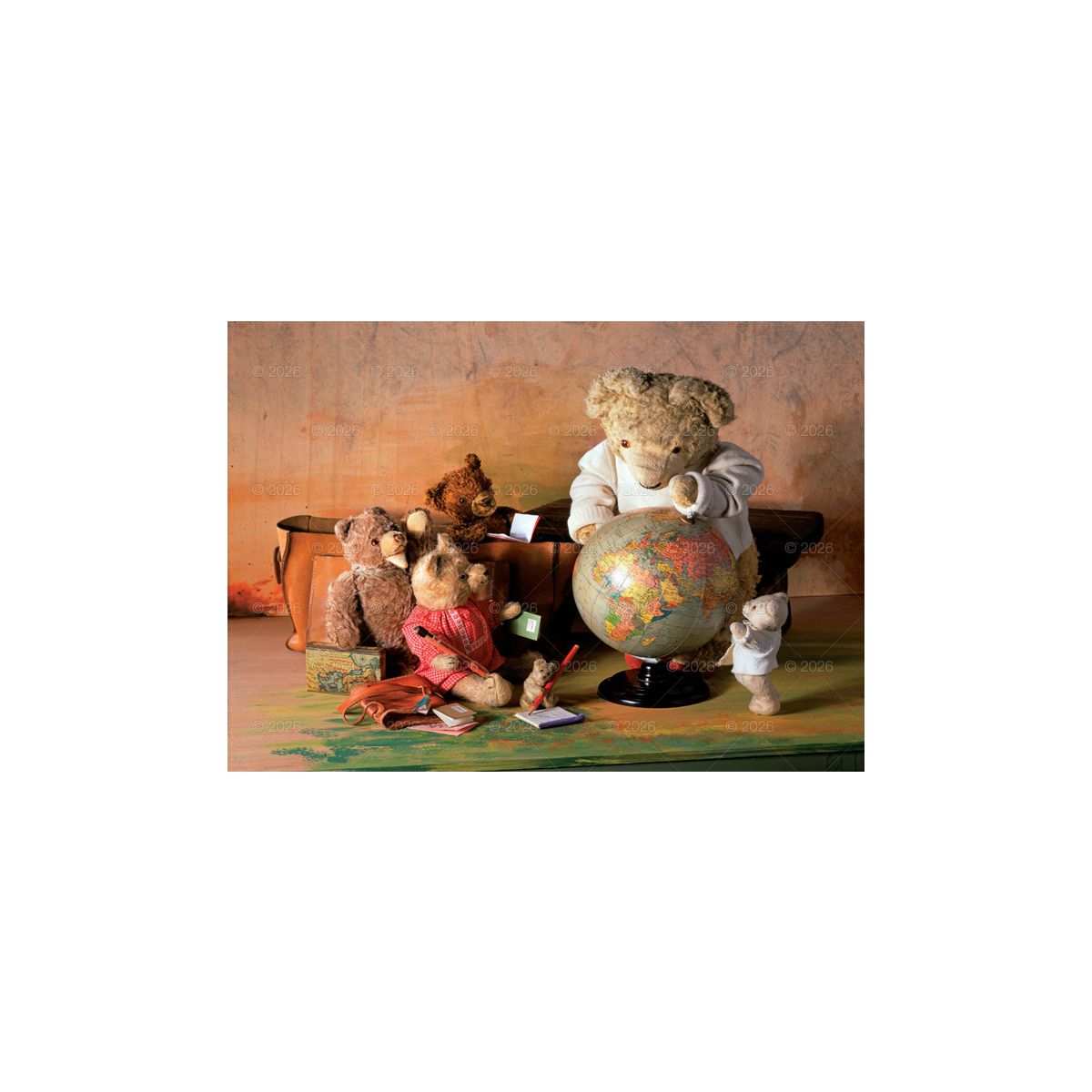 Kalendarz ścienny MISIE rodzinny 280mm x 200mm Lucrum (WL11)