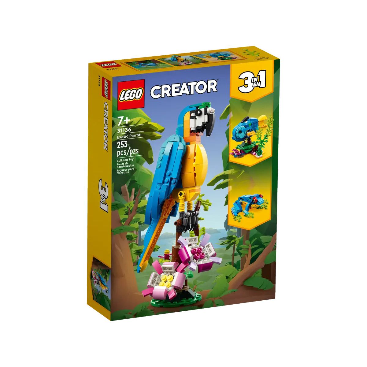 Klocki konstrukcyjne Lego Creator Egzotyvczna papuga (31136)