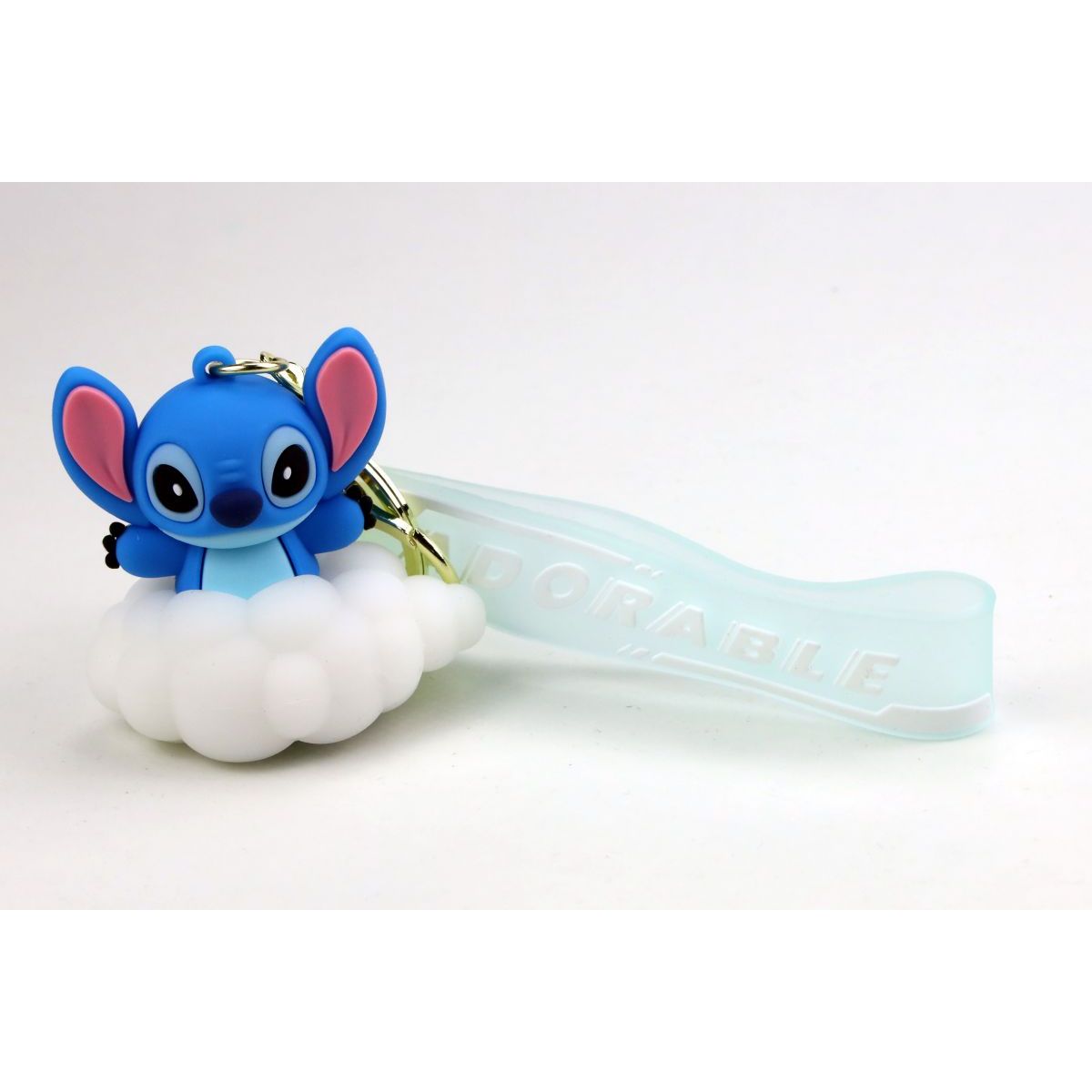 Brelok stworek gumowy świecący pakowany po 5 szt.