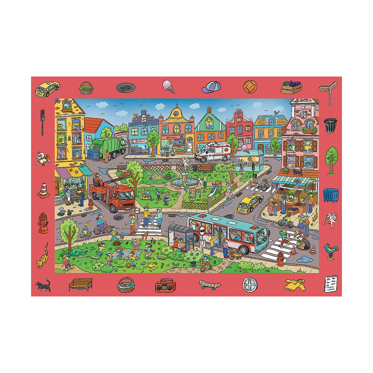 Puzzle Trefl Rodzina Treflików Spy Guy - Miasto (15590)
