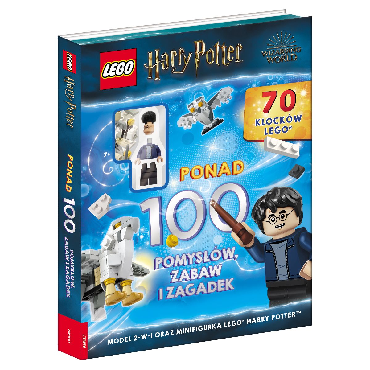 Książka dla dzieci Ameet LEGO® Harry Potter™. Ponad 100 pomysłów, zabaw i zagadek (LQB6401)