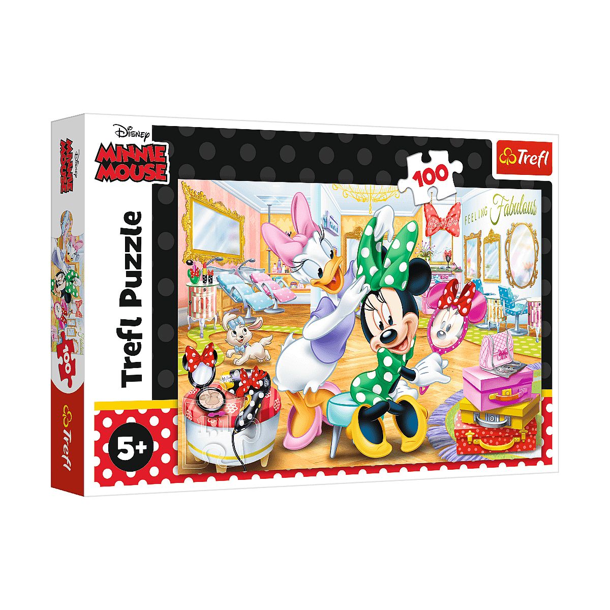 Puzzle Trefl Minnie w salonie kosmetycznym 100 el. (16387)