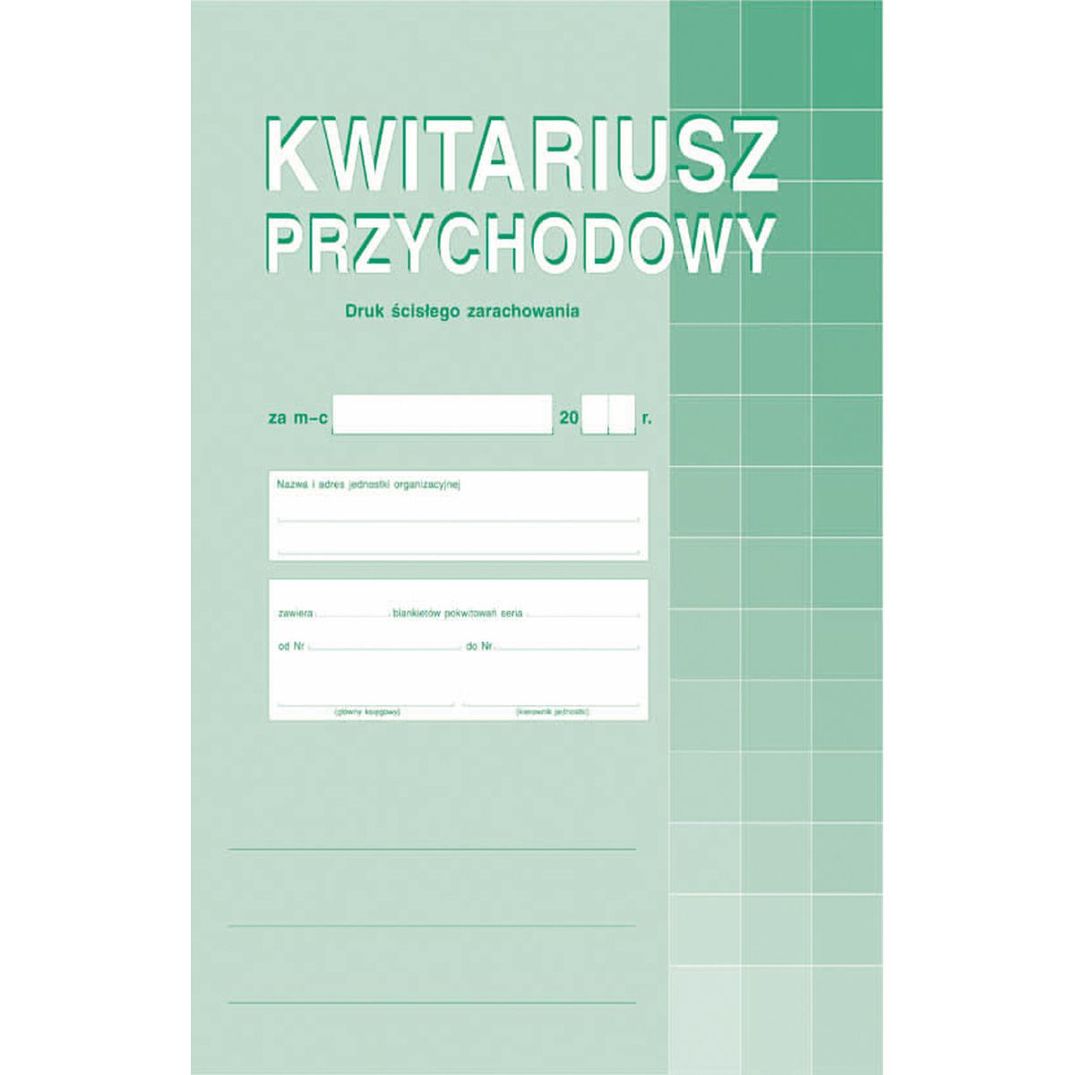 Druk offsetowy Michalczyk i Prokop Kwitariusz przychodowy A4 A4 30k. (400-1)