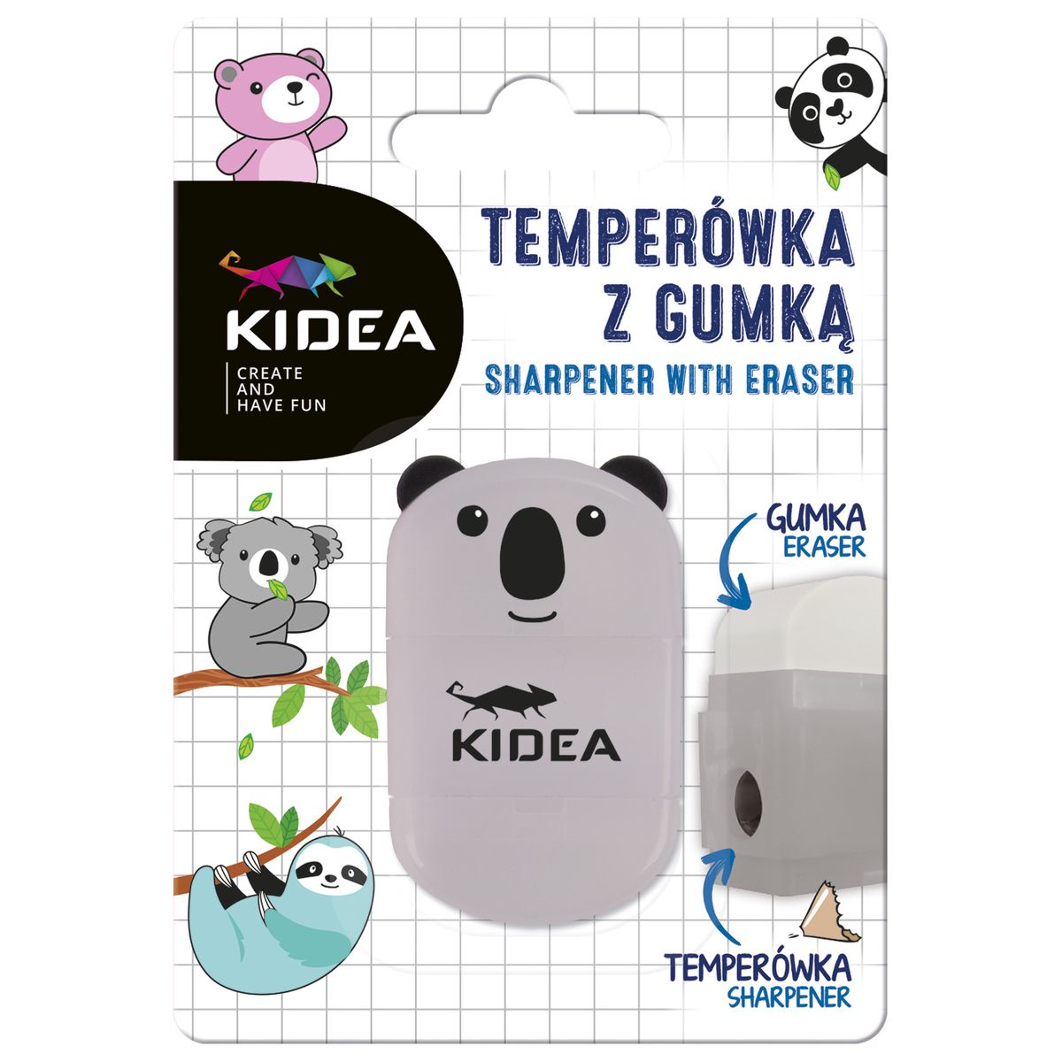 Temperówko-gumka kidea Derform (TGMKA)