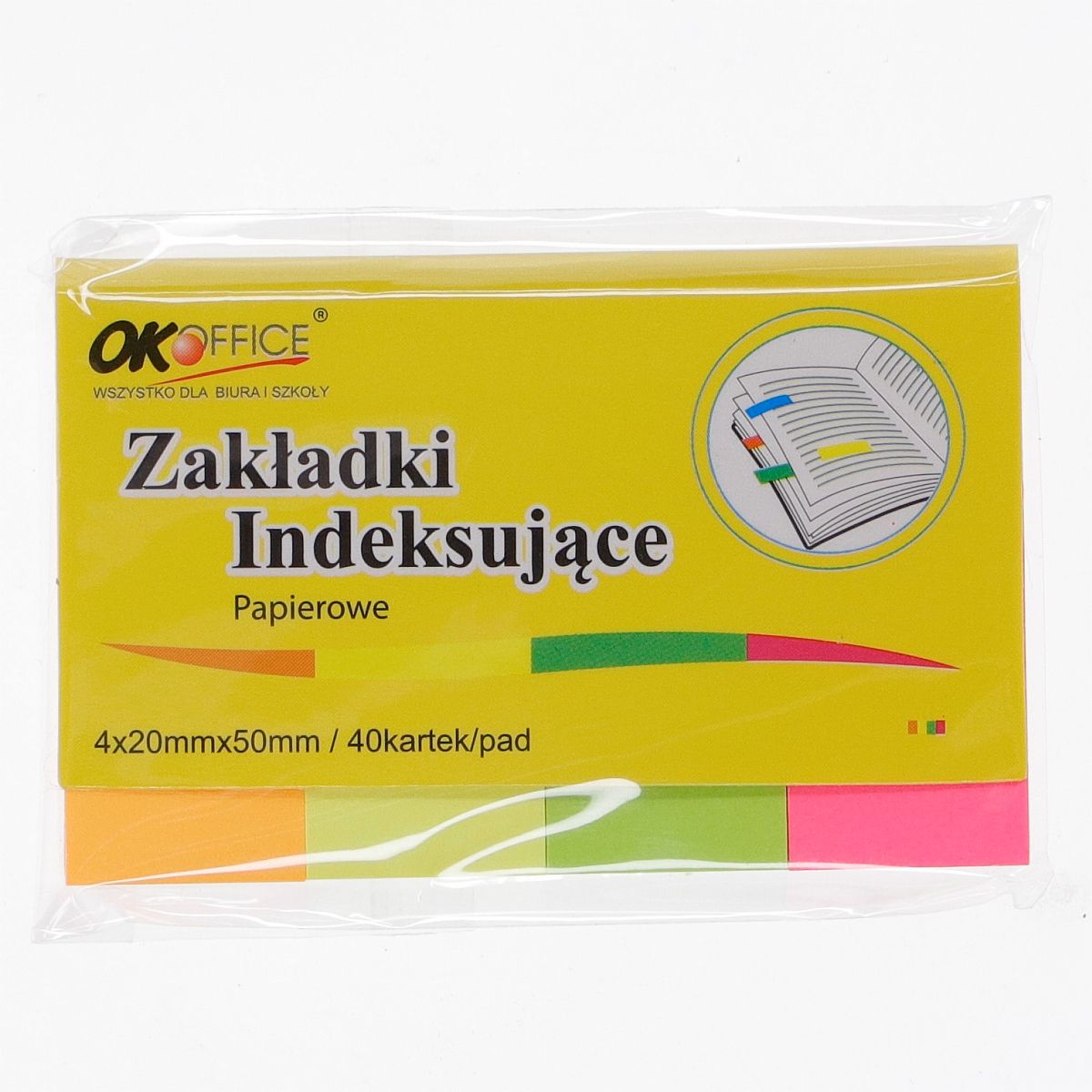 Zakładka indeksująca Okoffice 160k [mm:] 20x50 (SDM-105)