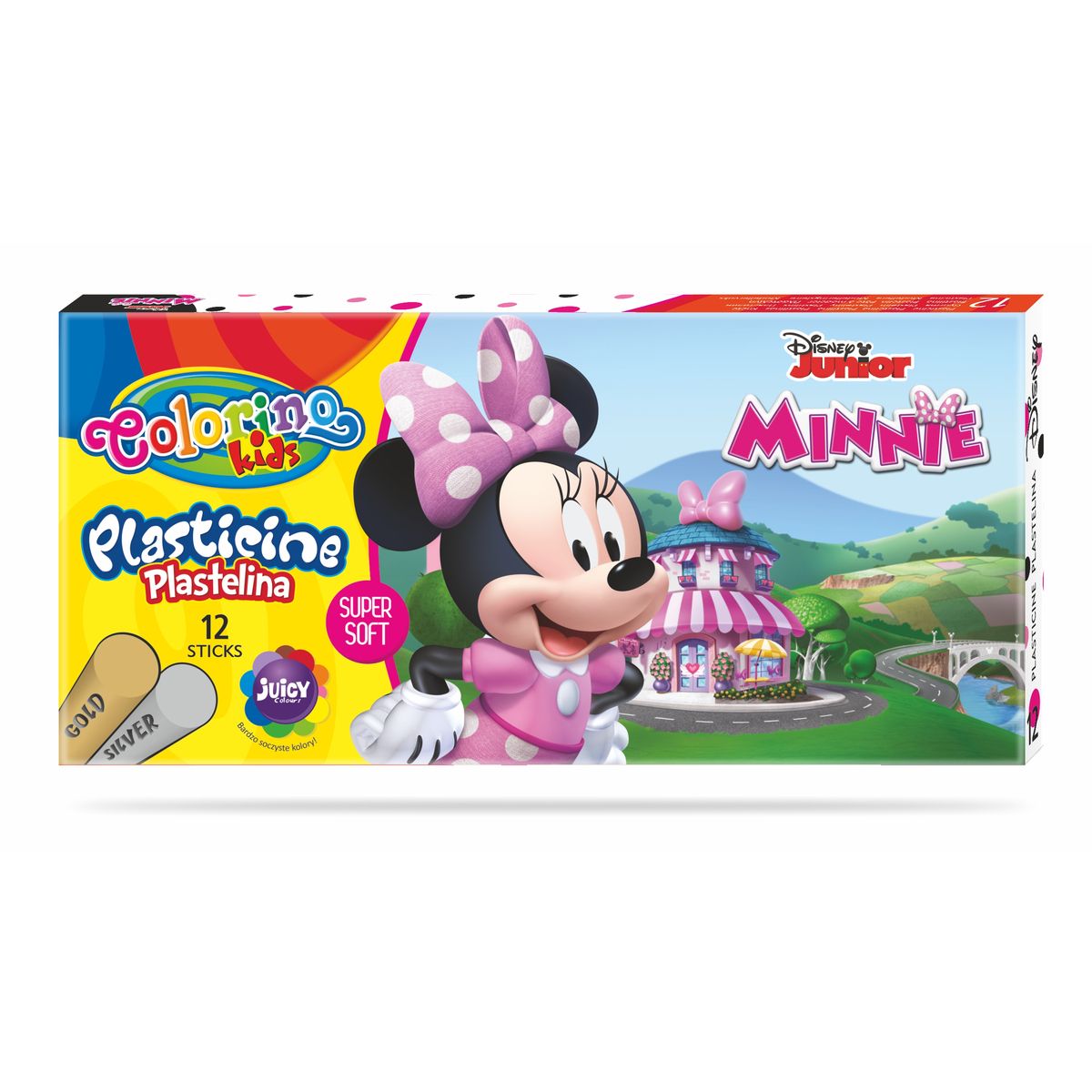 Plastelina 12 kol. Minnie Disney Kids Colorino mix Patio (90652PTR)