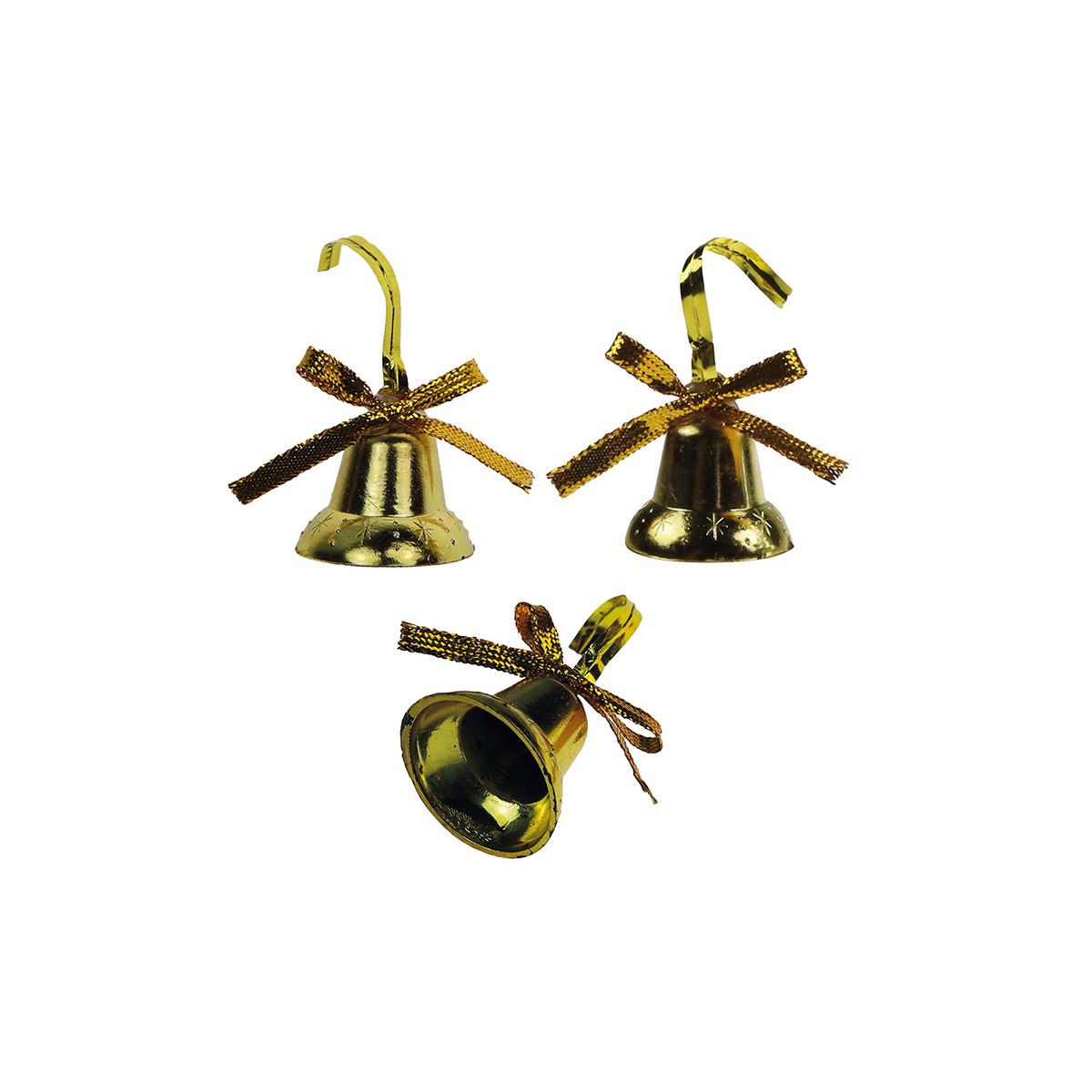 Ozdoba świąteczna Craft-Fun Series dzwoneczki plastikowe Titanum (DIY-XM(506))