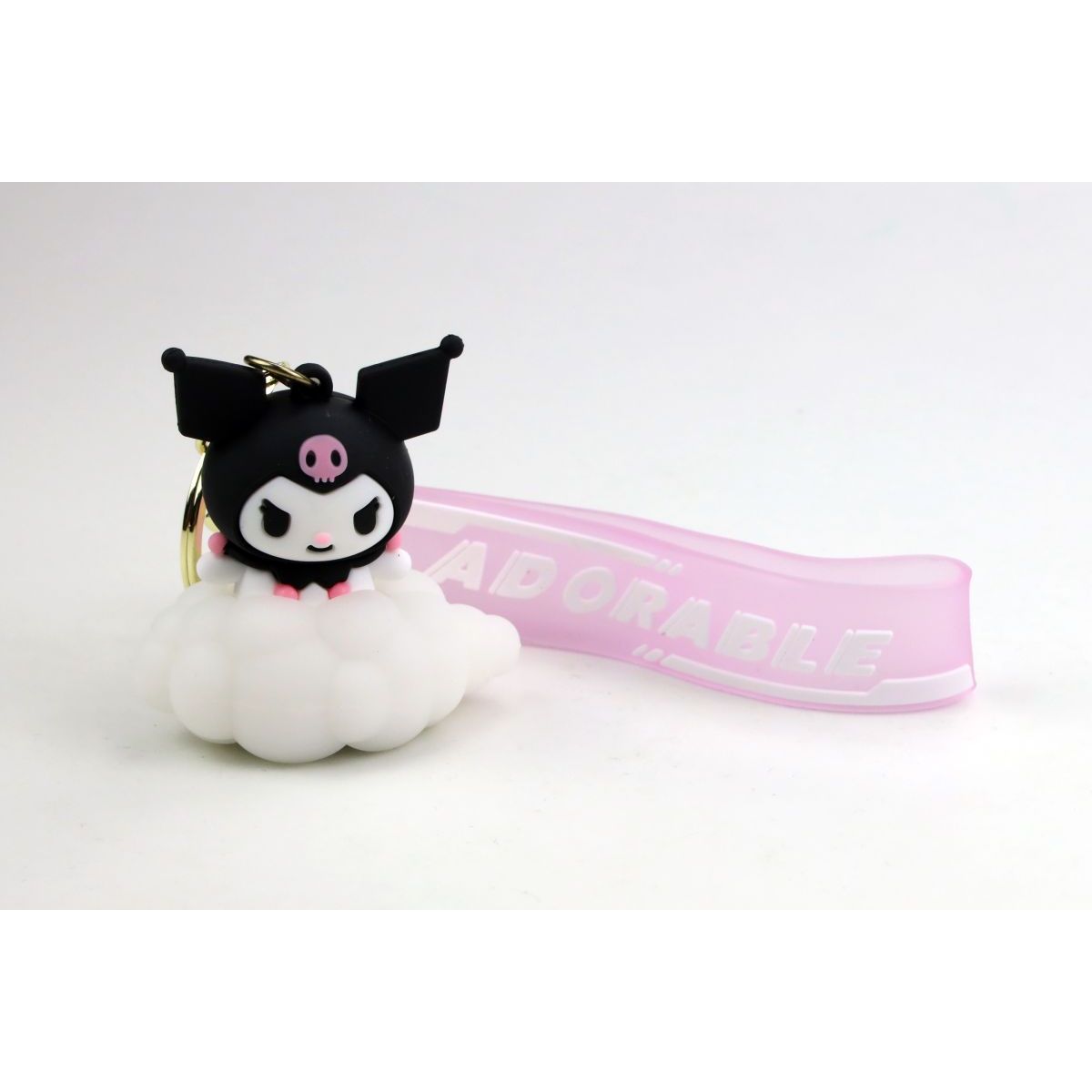 Brelok kuromi gumowy świecący pakowany po 5 szt.