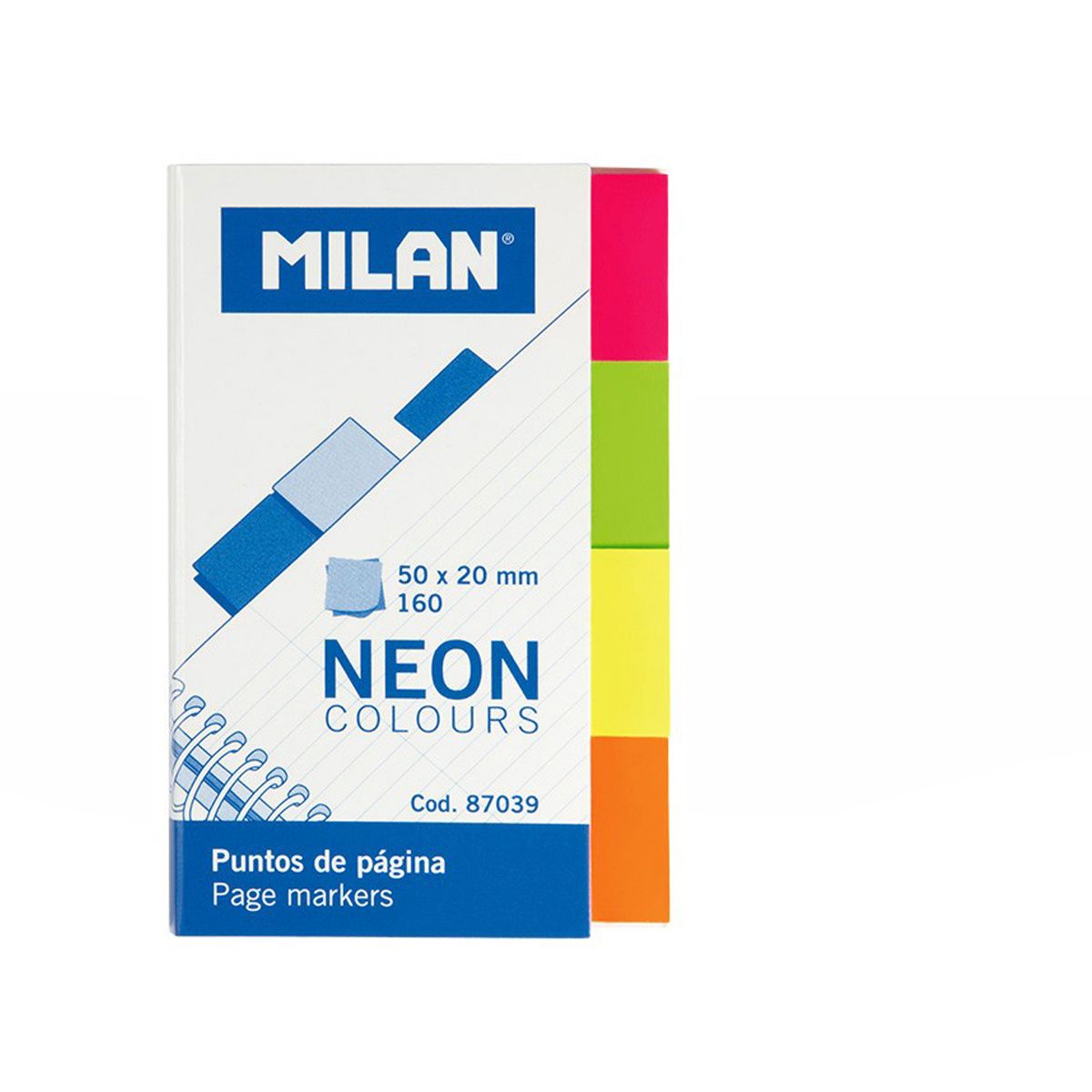 Notes samoprzylepny (karteczki) [mm:] 50x20 Milan (87039)