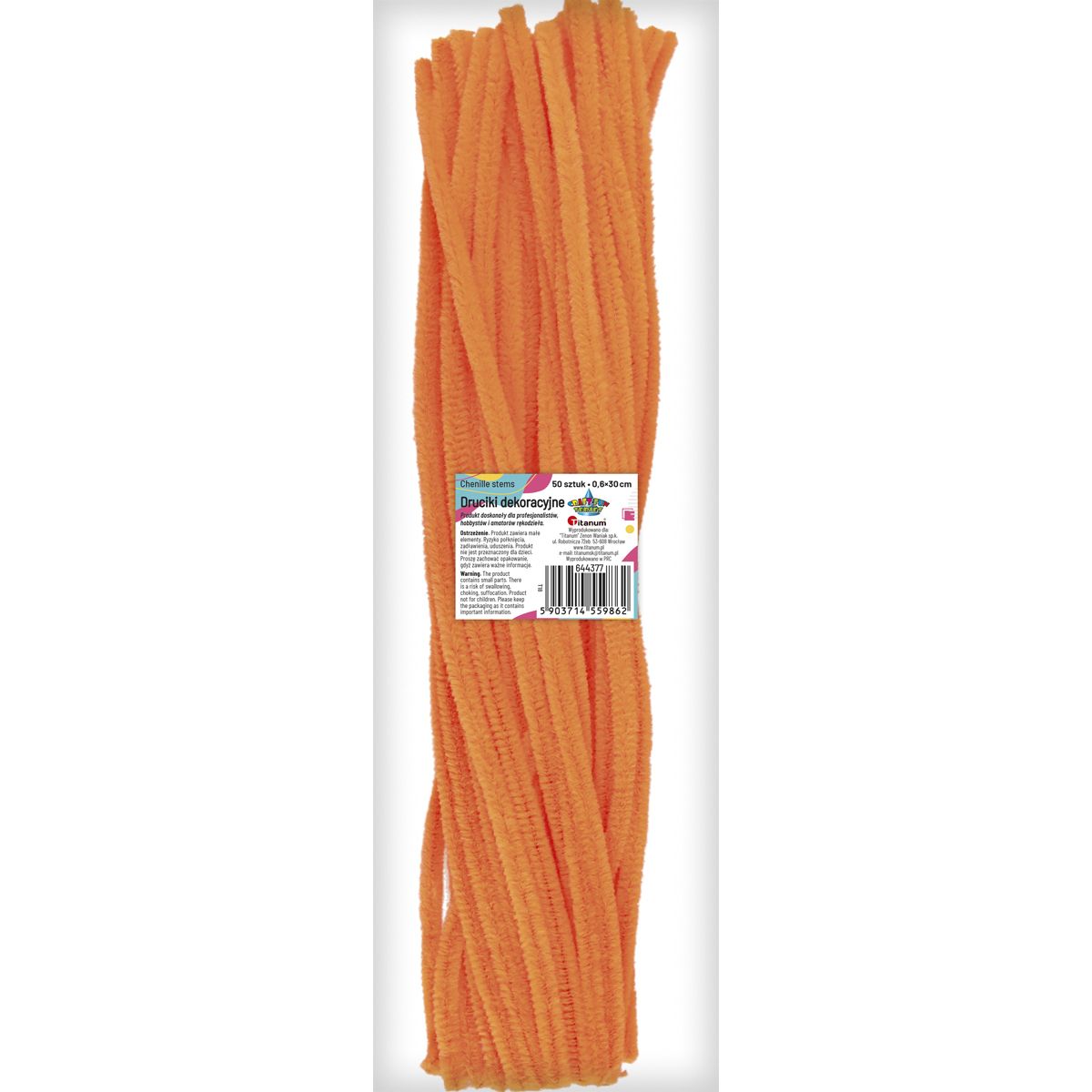 Drucik Craft-Fun Series kreatywny kolor: pomarańczowy 300mm 50 szt Titanum (T18)