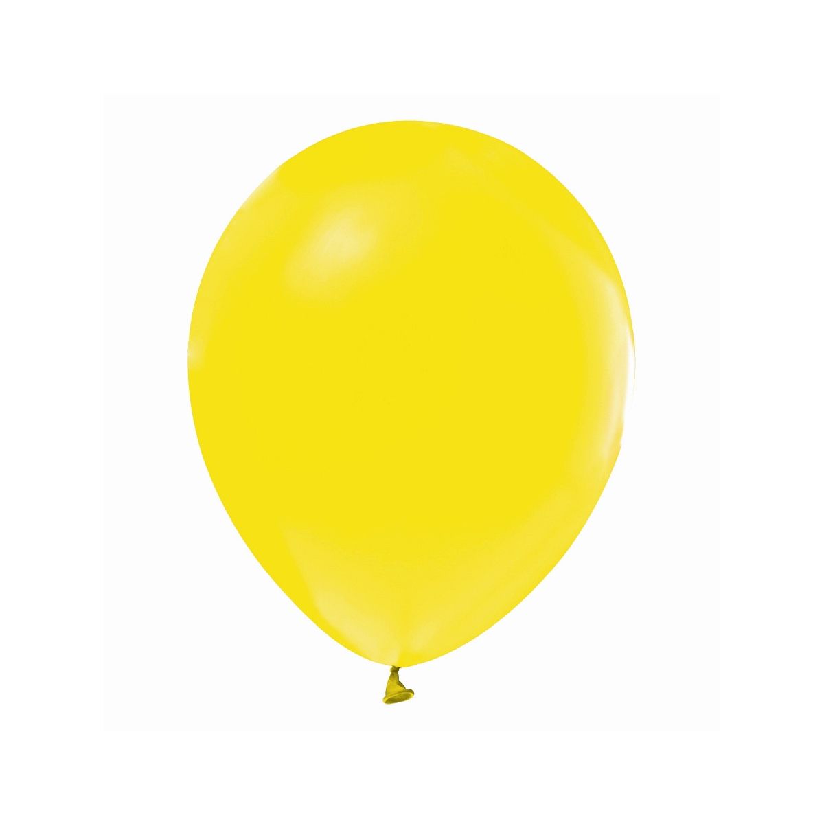 Balon gumowy Beauty&Charm, pastelowe 10 szt. żółty 300mm 12cal Godan (CB-1PZO)