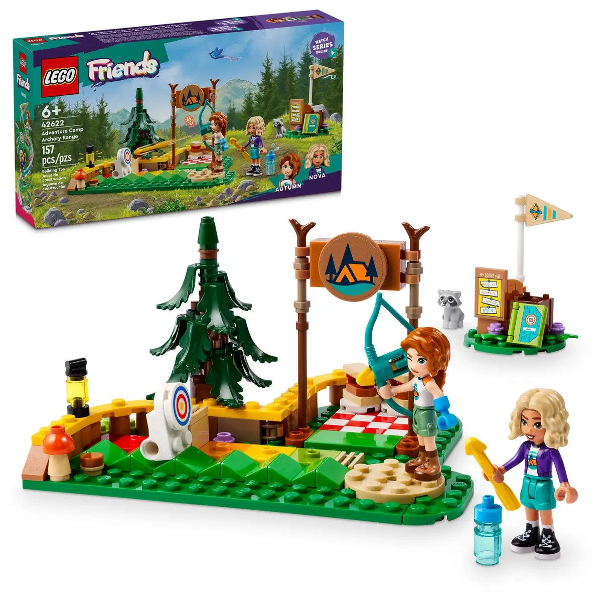 Klocki konstrukcyjne Lego Friends Strzelnica na letnim obozie łuczniczym (42622)