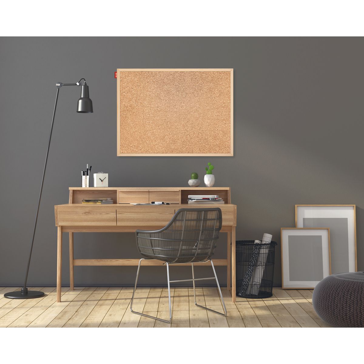 Tablica korkowa Memoboards w drewnianej ramie [mm:] 300x400 (TC34)