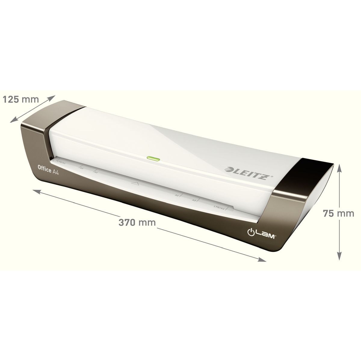 Laminator Leitz iLAM Home Office A4 srebrny (72510084)