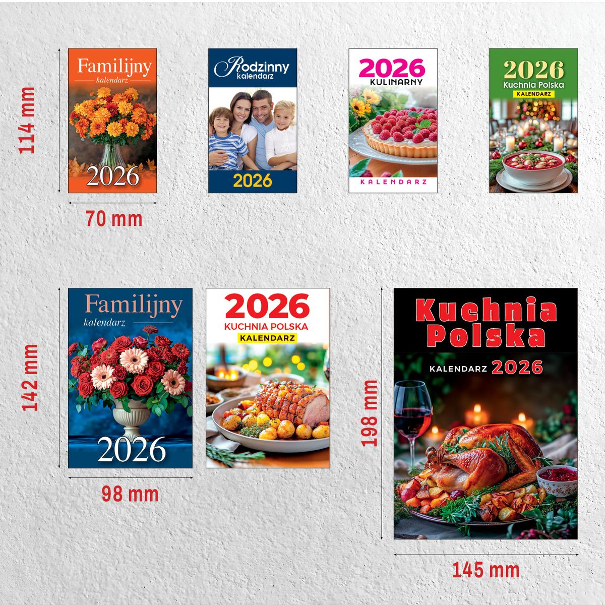 Kalendarz ścienny (401000) k:2915-377 ZDZIERAK FAMILIJNY A5 Press