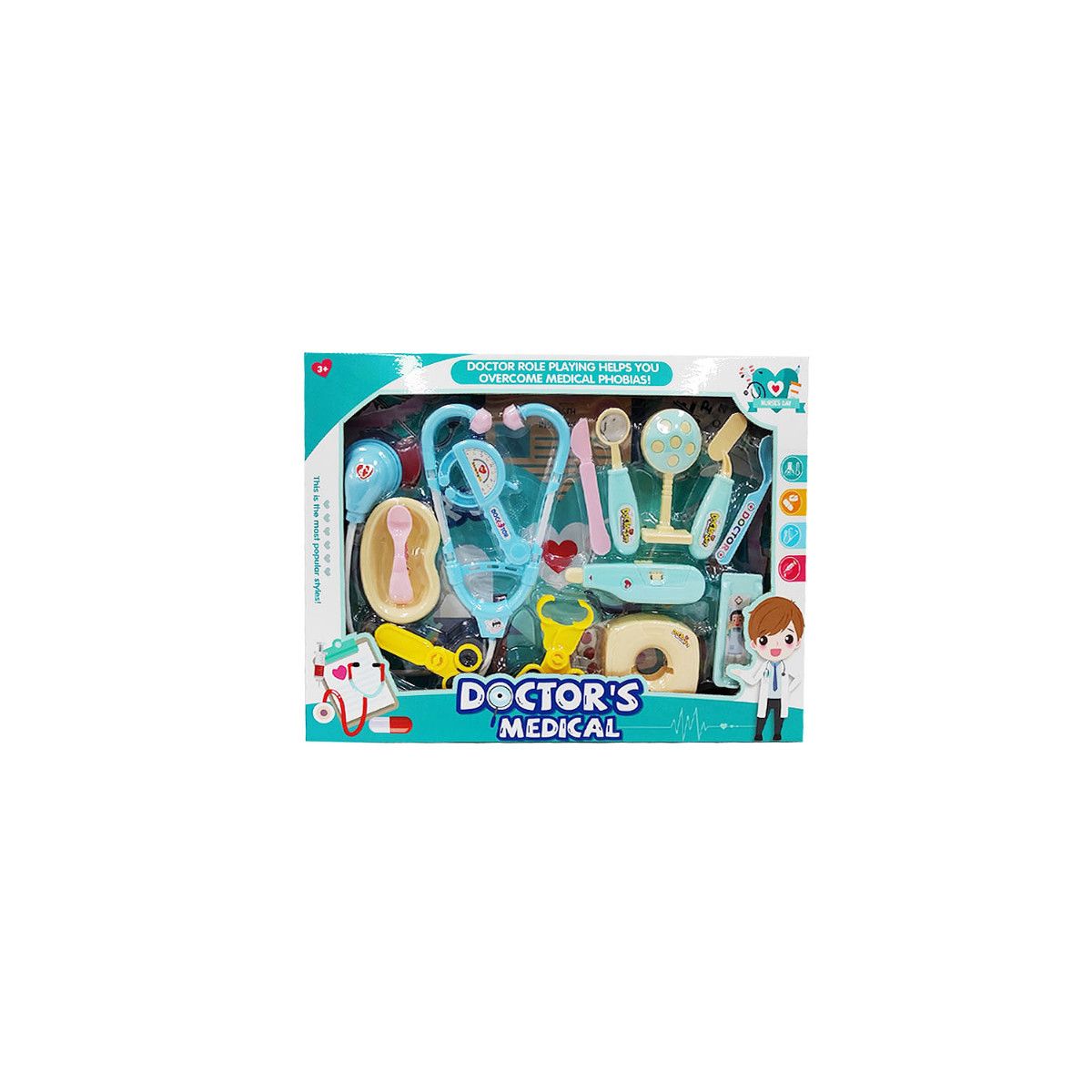 Zestaw lekarski ze światłem Bigtoys (BLE2471)