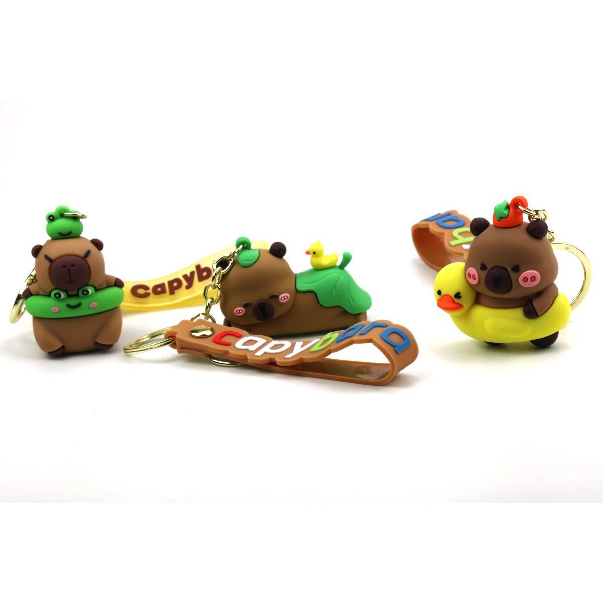 Brelok kapibara mix pakowany po 5 szt.