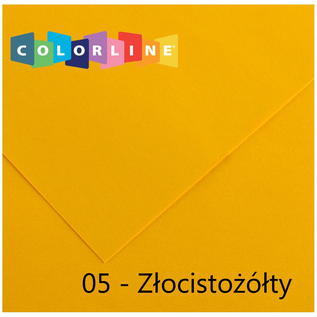 Brystol Canson Colorline 05 złocistożółty 10k [mm:] 500x650 (200041381)