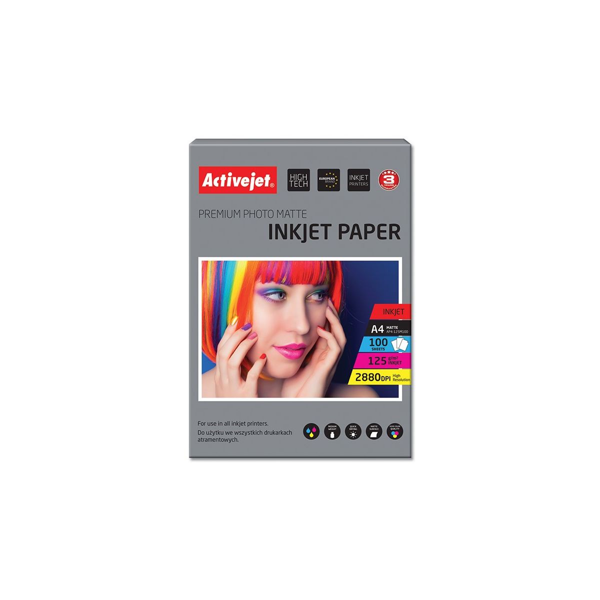 Papier foto Activejet AP4-125M100 A4 (EXPACJPAP0023)