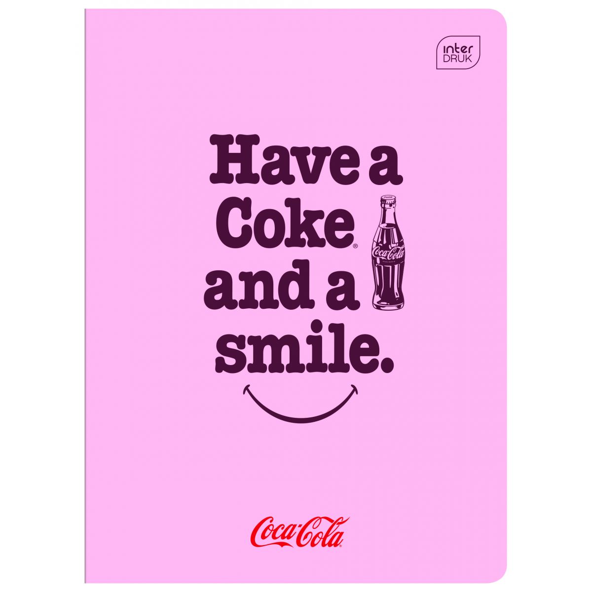 Zeszyt HYBRID COCA COLA A5 60k. 70g linia Interdruk