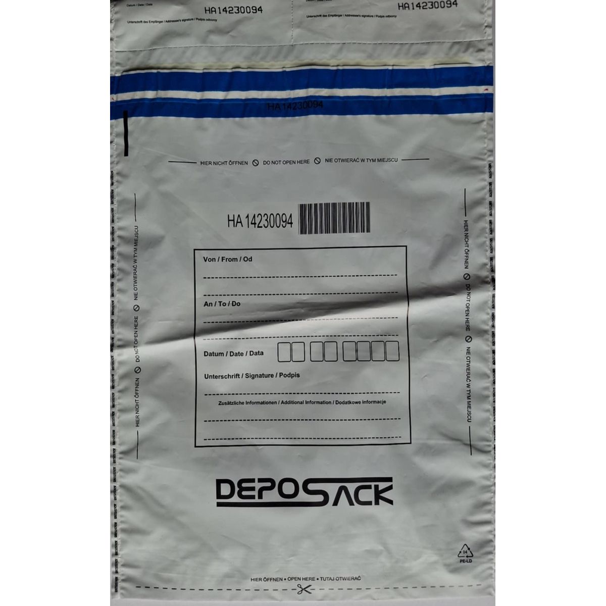 Koperta bezpieczna A&G Koperty deposack C3 biała C3 [mm:] 330x475 (2340) 100 sztuk