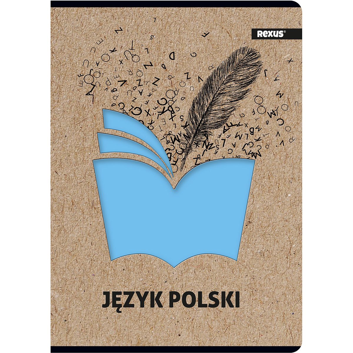 Zeszyt Beniamin Kraft Liner j.polski A5 5k. 70g linia [mm:] 147x209 (7518)