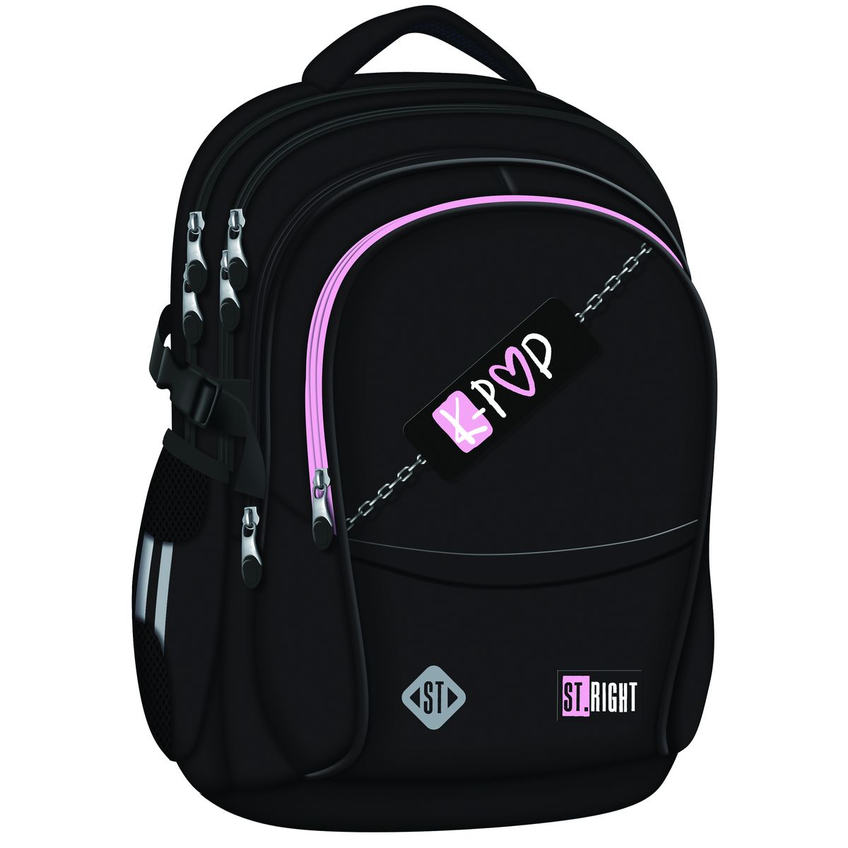 Plecak K-POP PINK 4-KOMORY St.Right (BP-01)