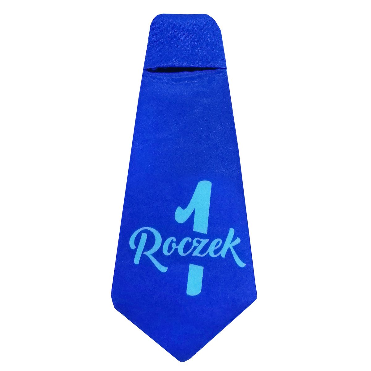 Dekoracja krawat niebieski na roczek Godan (OB-K1RN)