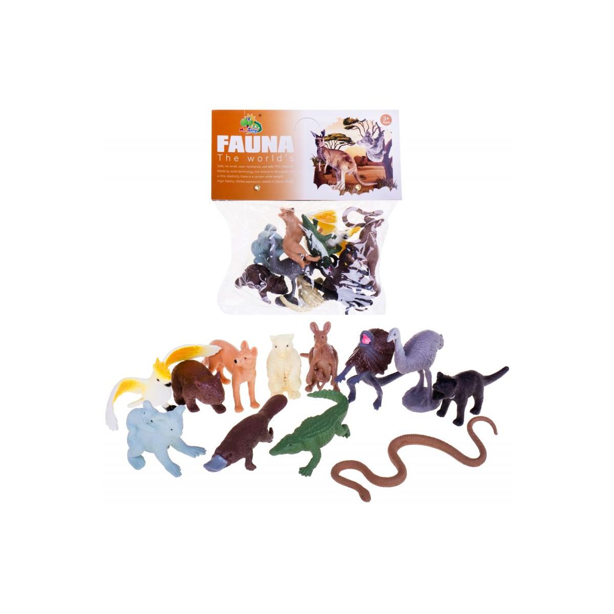 Figurka Trifox ZWIERZĘTA ZOO AUSTRALIA 12 SZTUK (A-0971)