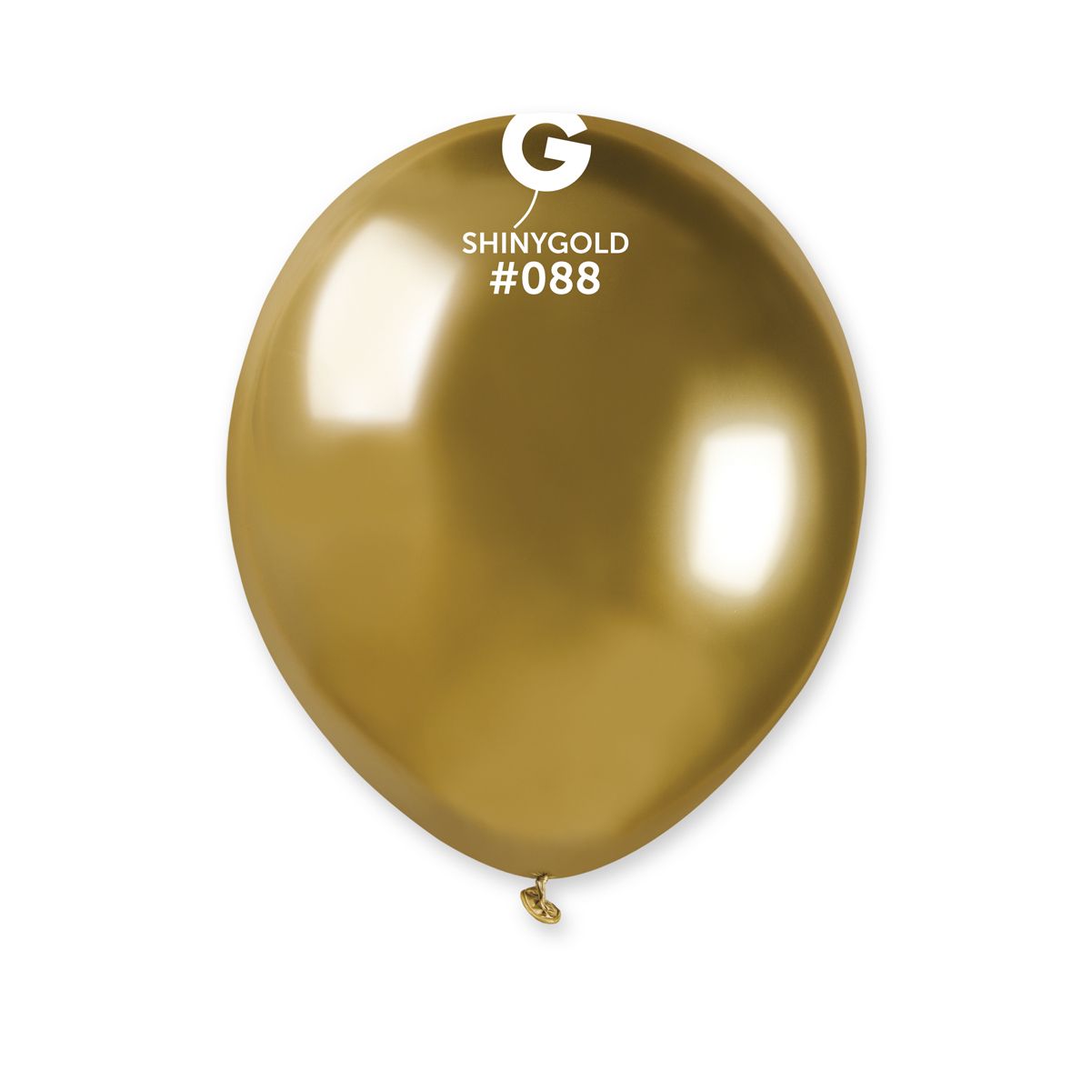 Balon gumowy Godan shiny 50 szt. złoty 5cal (AB50/88)