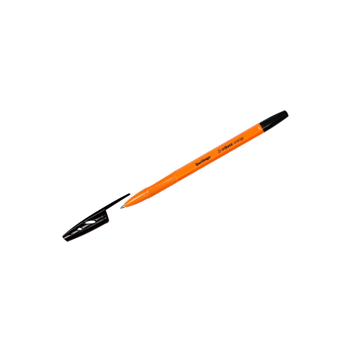 Długopis Berlingo Tribase orange kulkowy czarne 0,7mm (265892)