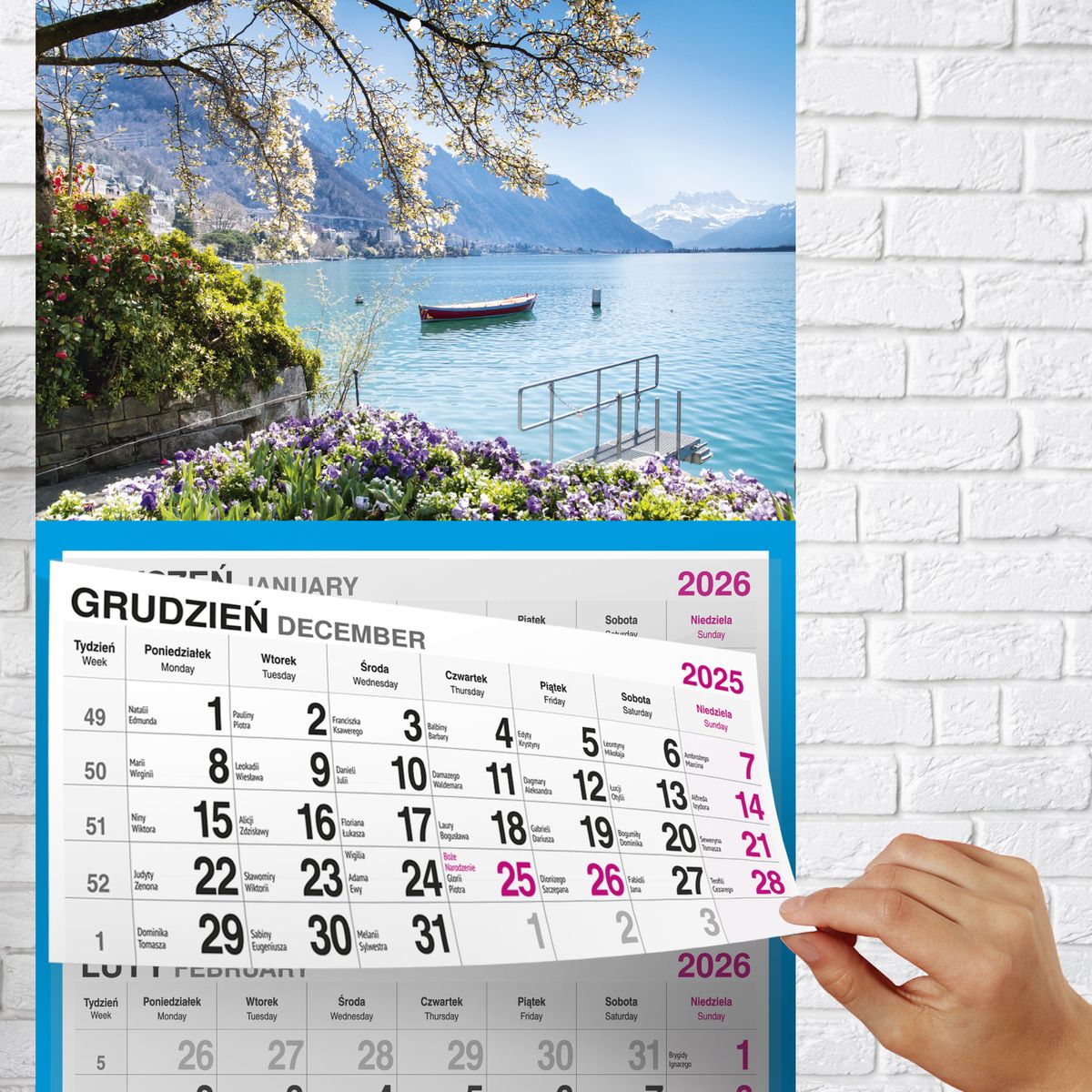 Kalendarz ścienny WIDOK 310mm x 790mm Press