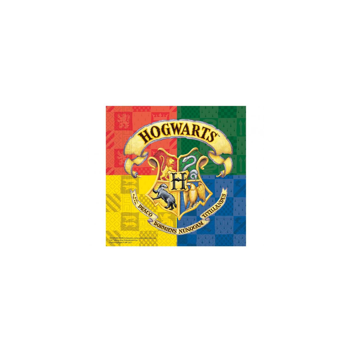 Serwetki Godan Harry Potter Hogwarts Houses mix papier [mm:] 330x330 (93366)