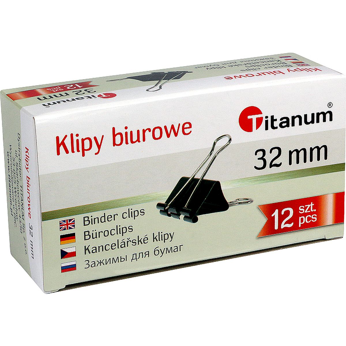 Klip Titanum 32mm czarny (BC32)