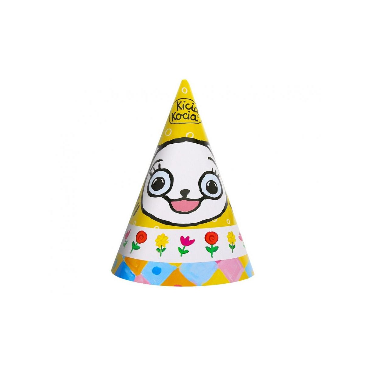 Czapka party Godan Kici kocia mix papier (PM-CKKO)