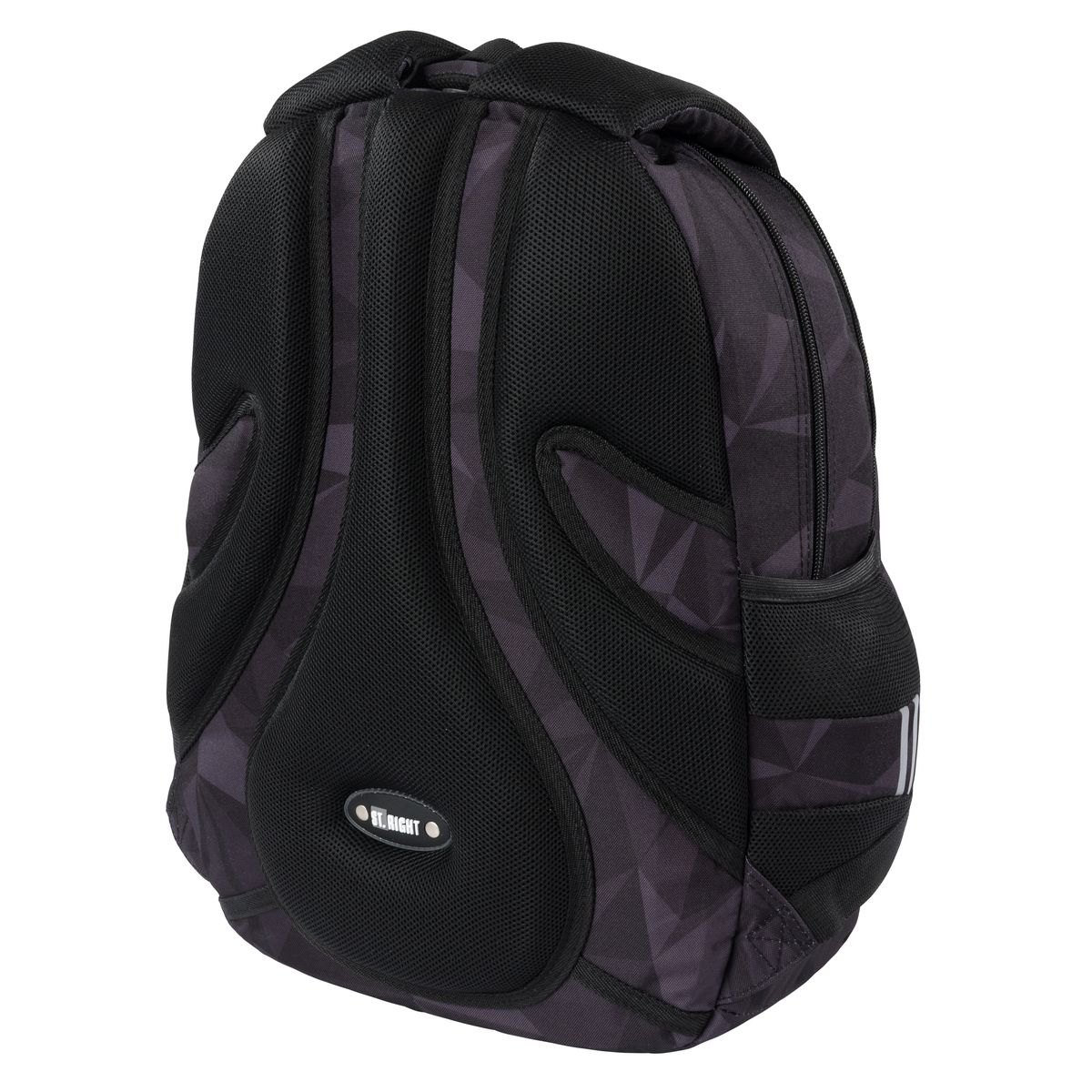 Plecak GEOMETRIC GREY 5903235673511 4-KOMORY St.Right (BP-04)